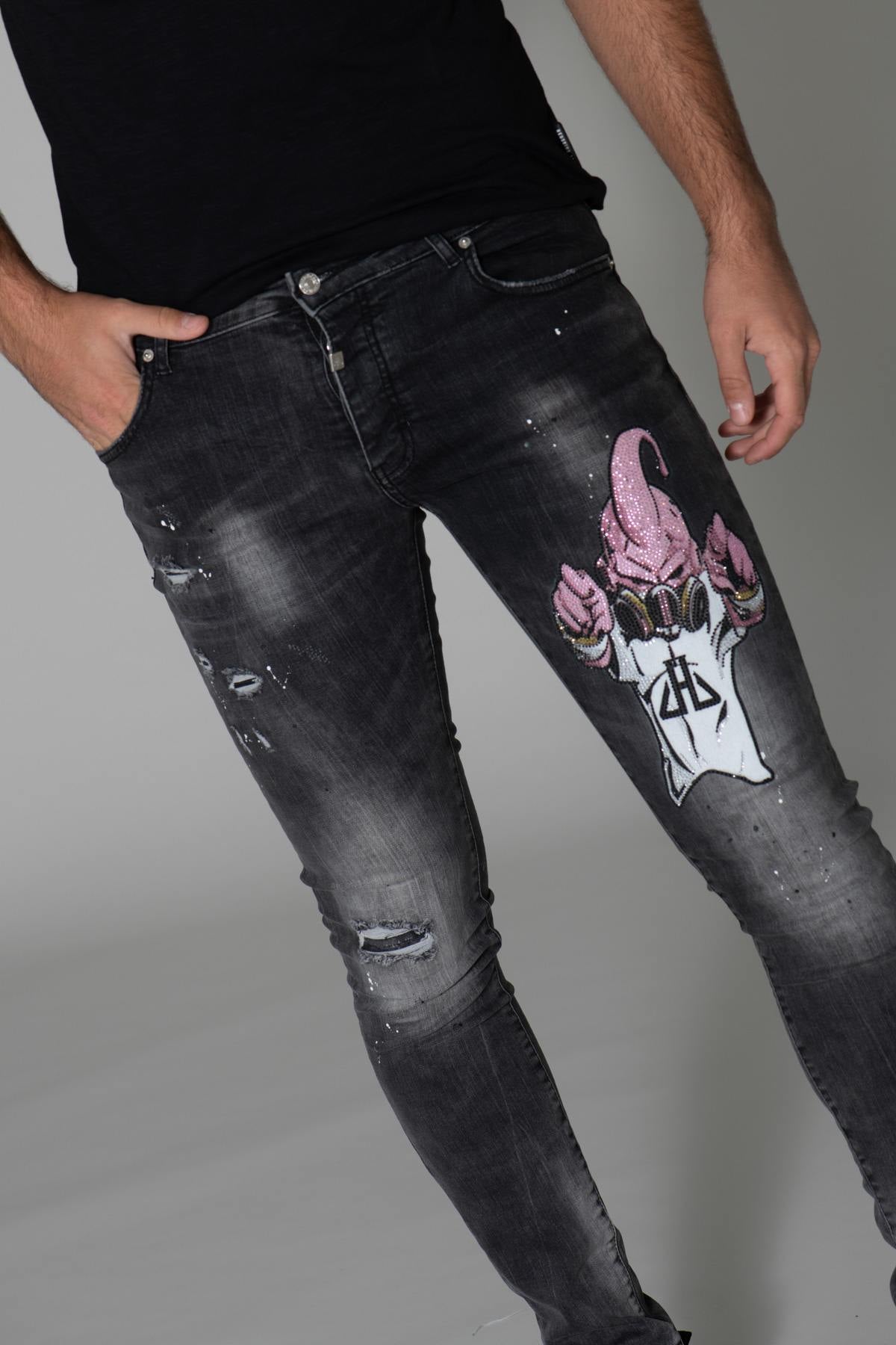 Black Boo Dragon Ball Jeans - Image n°14