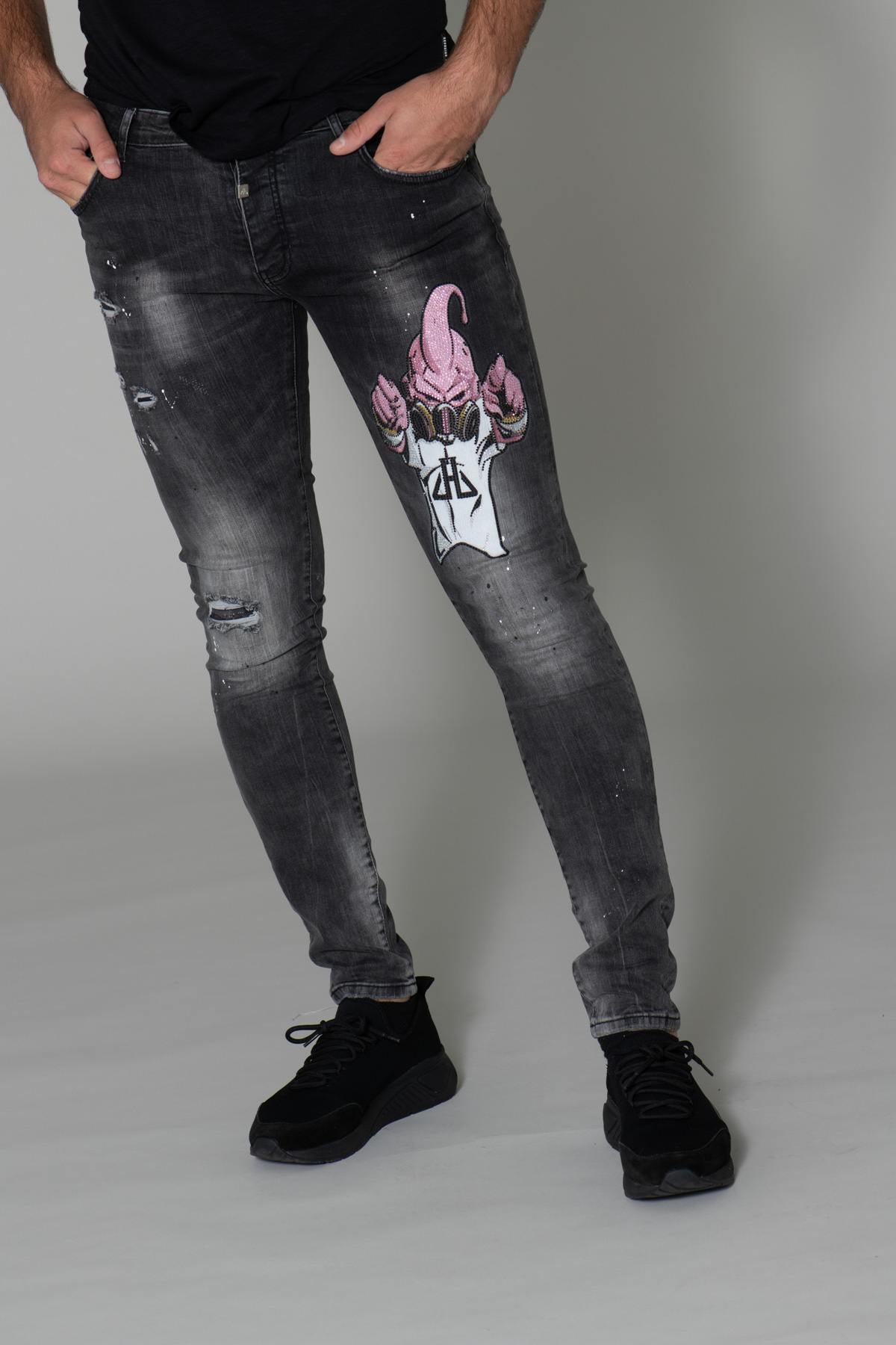 Black Boo Dragon Ball Jeans - Image n°11