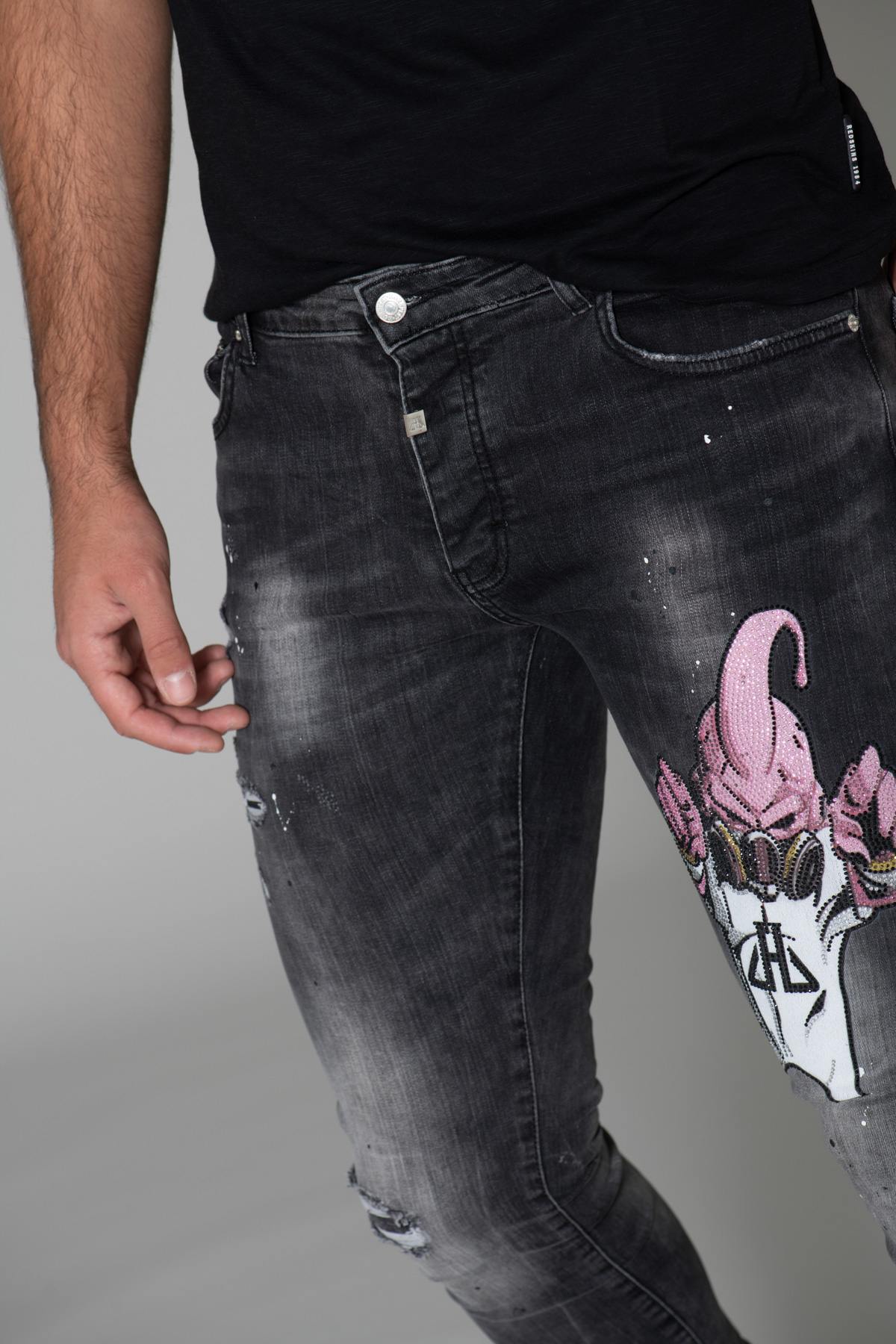 Black Boo Dragon Ball Jeans - Image n°9