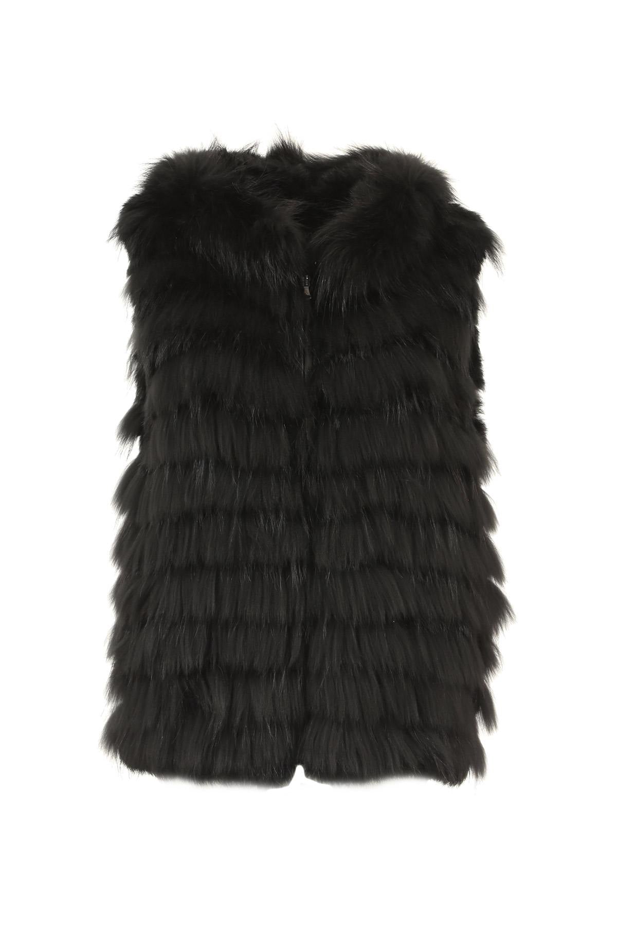 Women's fur vest - Image n°9