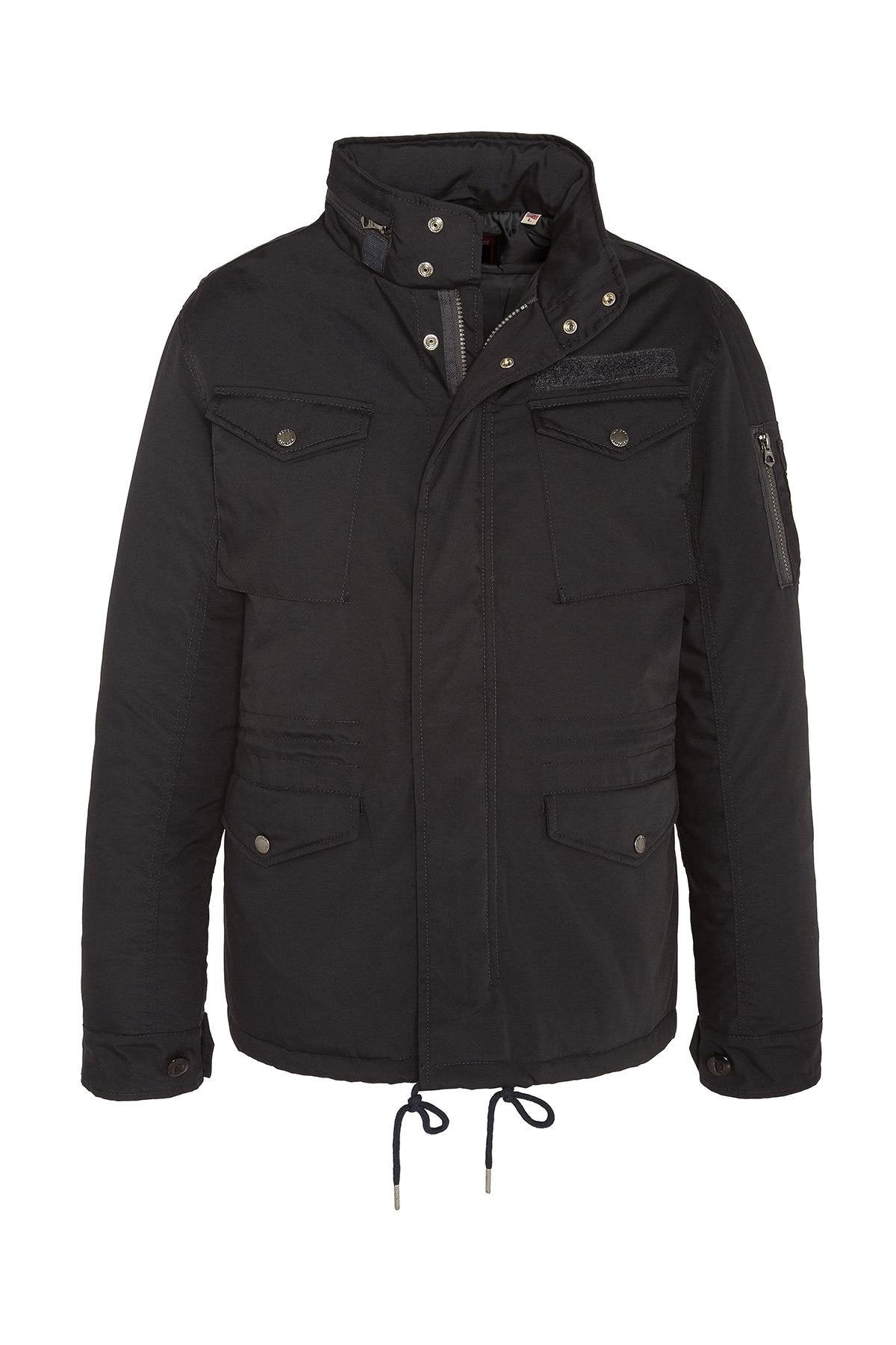 Men's 4-pocket black jacket - Image n°7