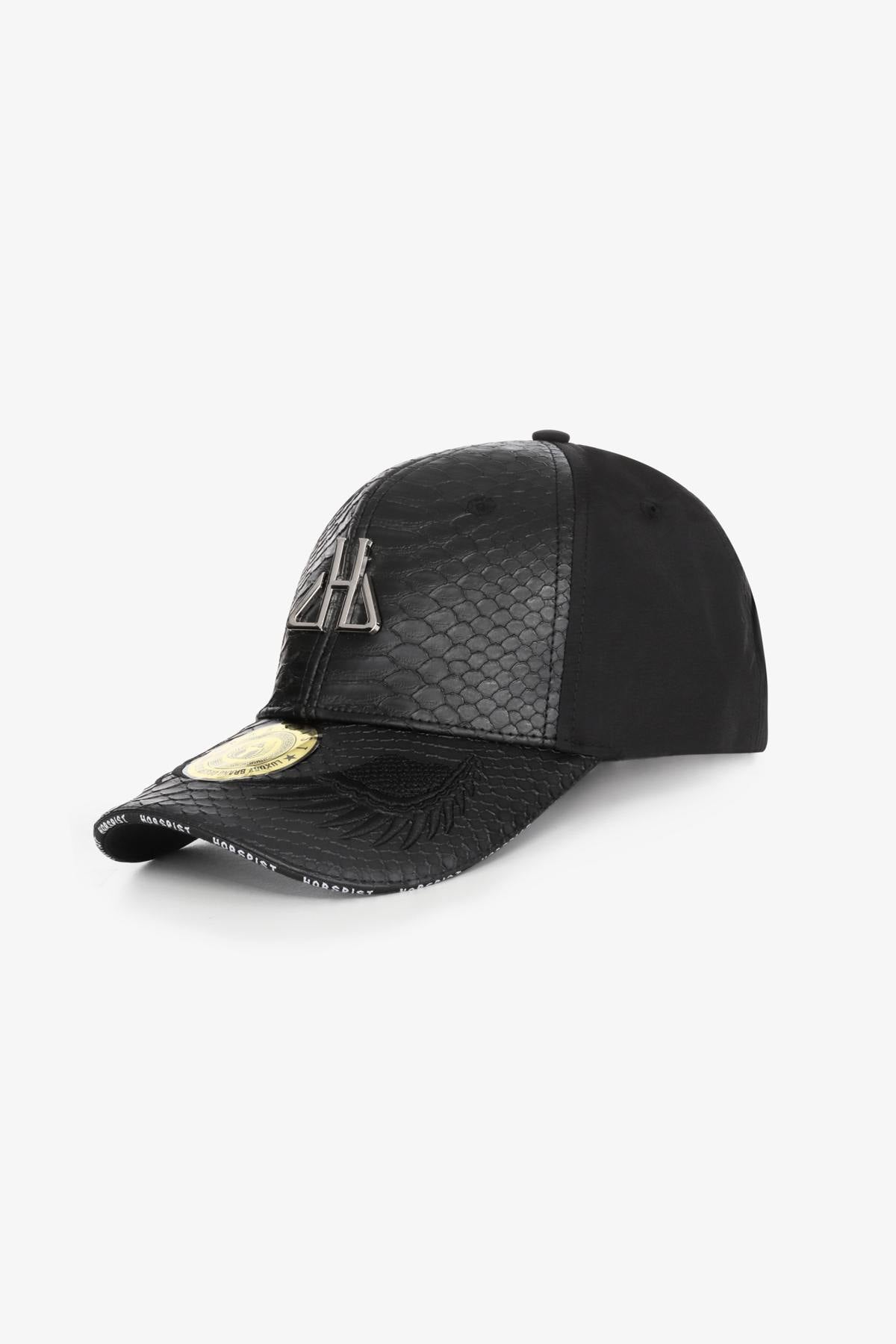 Black python effect cap - Image n°2