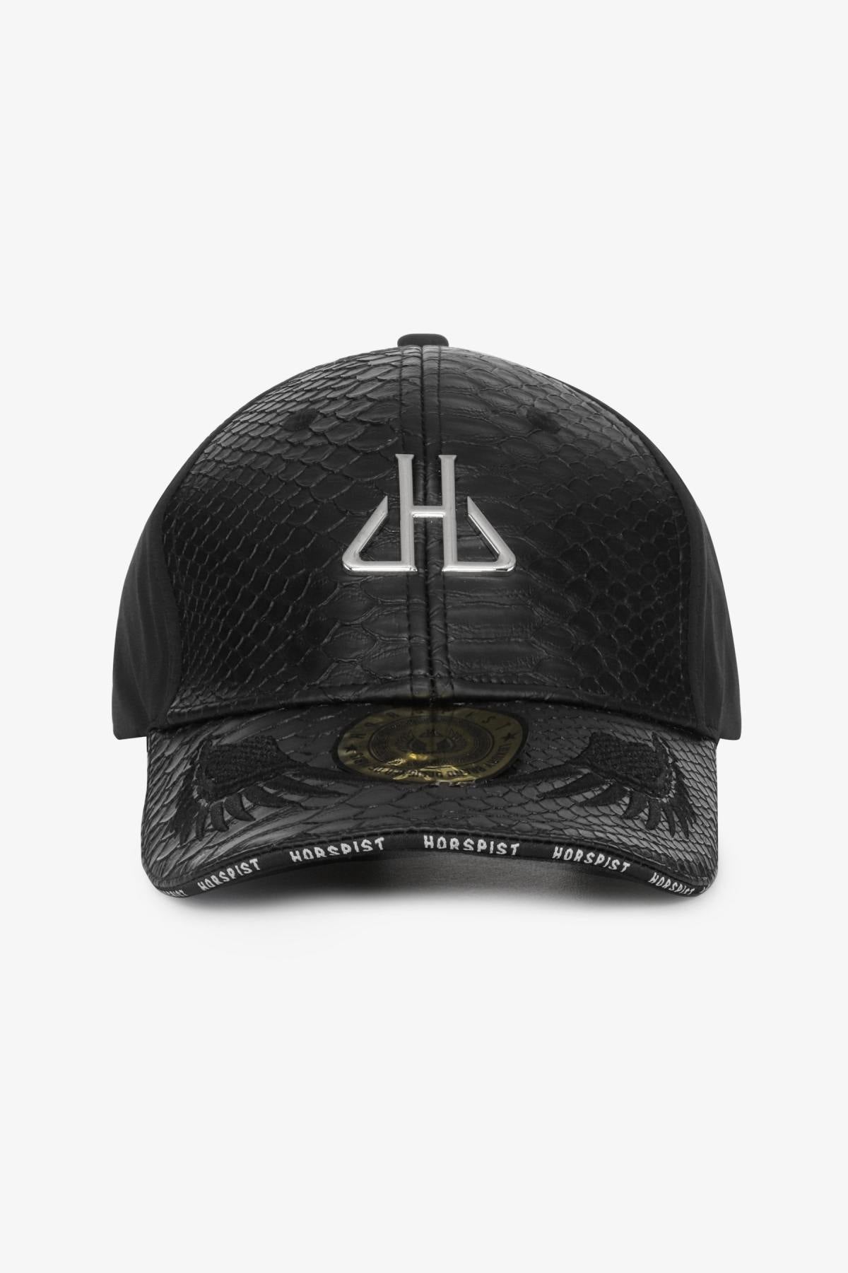 Black python effect cap - Image n°1