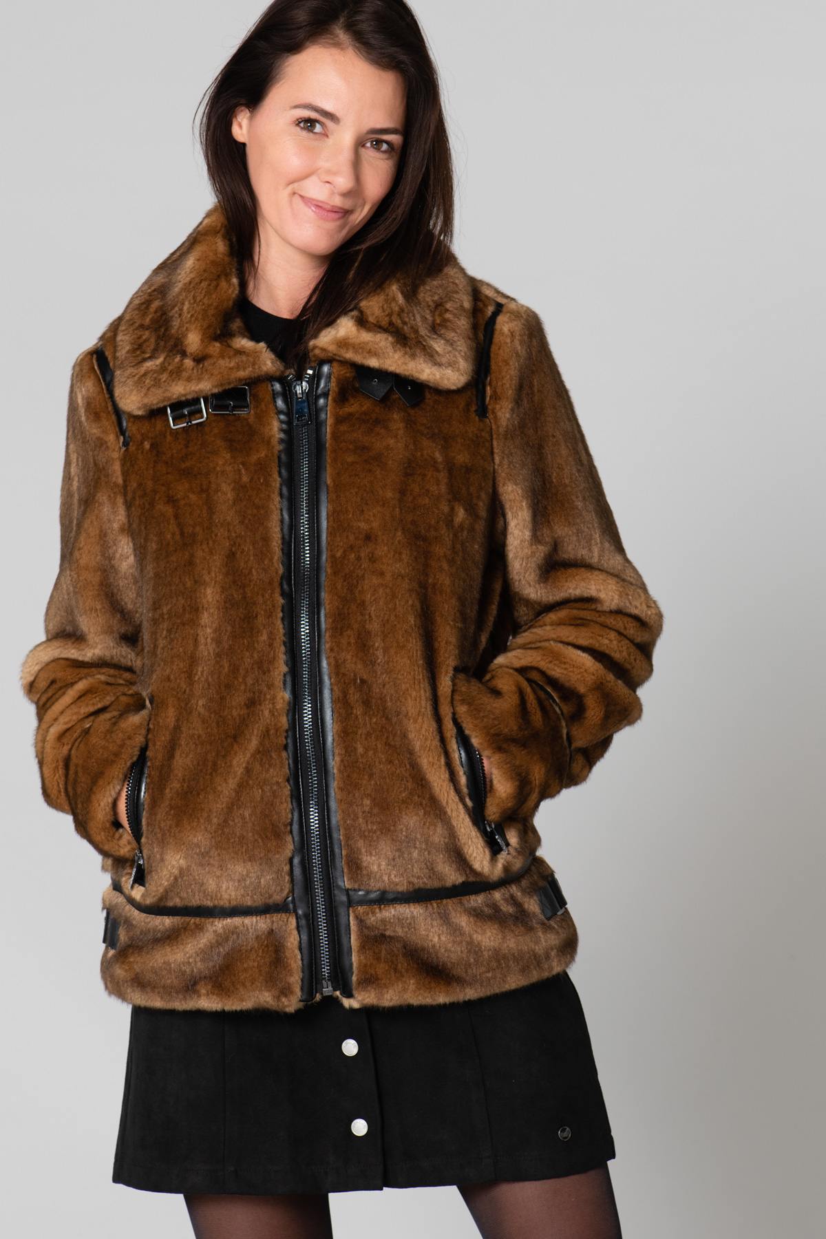 Faux fur bomber - Image n°9