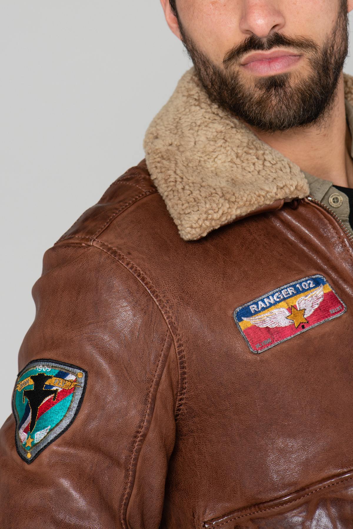 Pilot jacket with Ranger patches - Image n°7