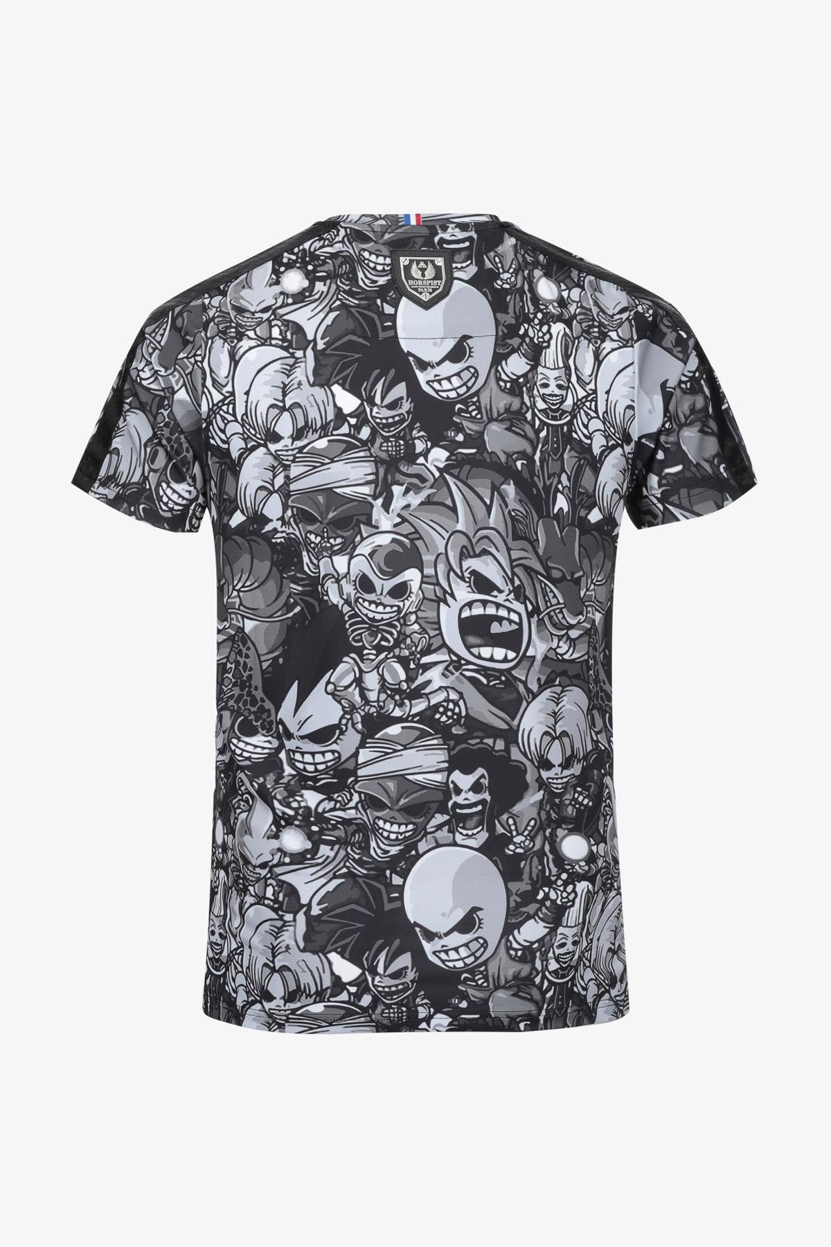 Black and white Manga t-shirt - Image n°2