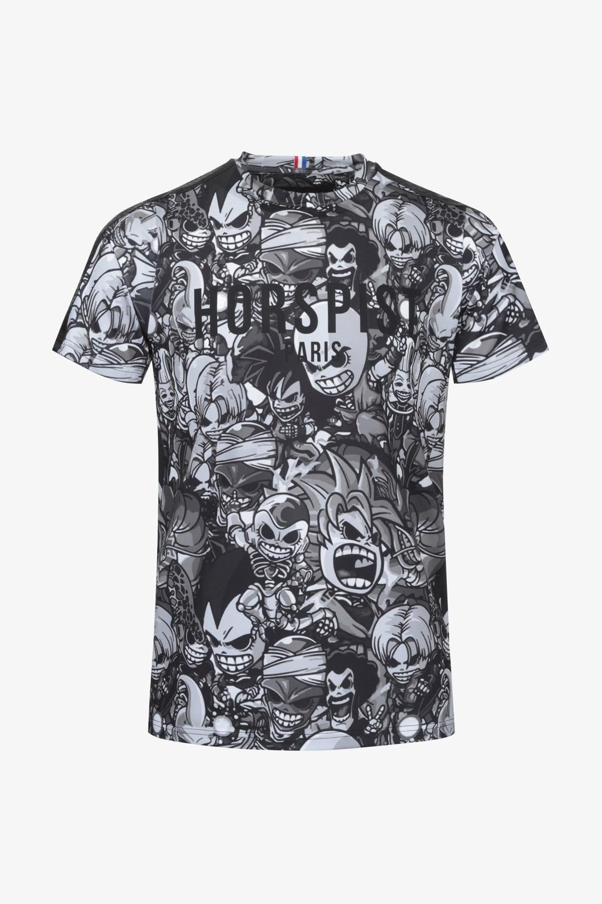 Black and white Manga t-shirt - Image n°1