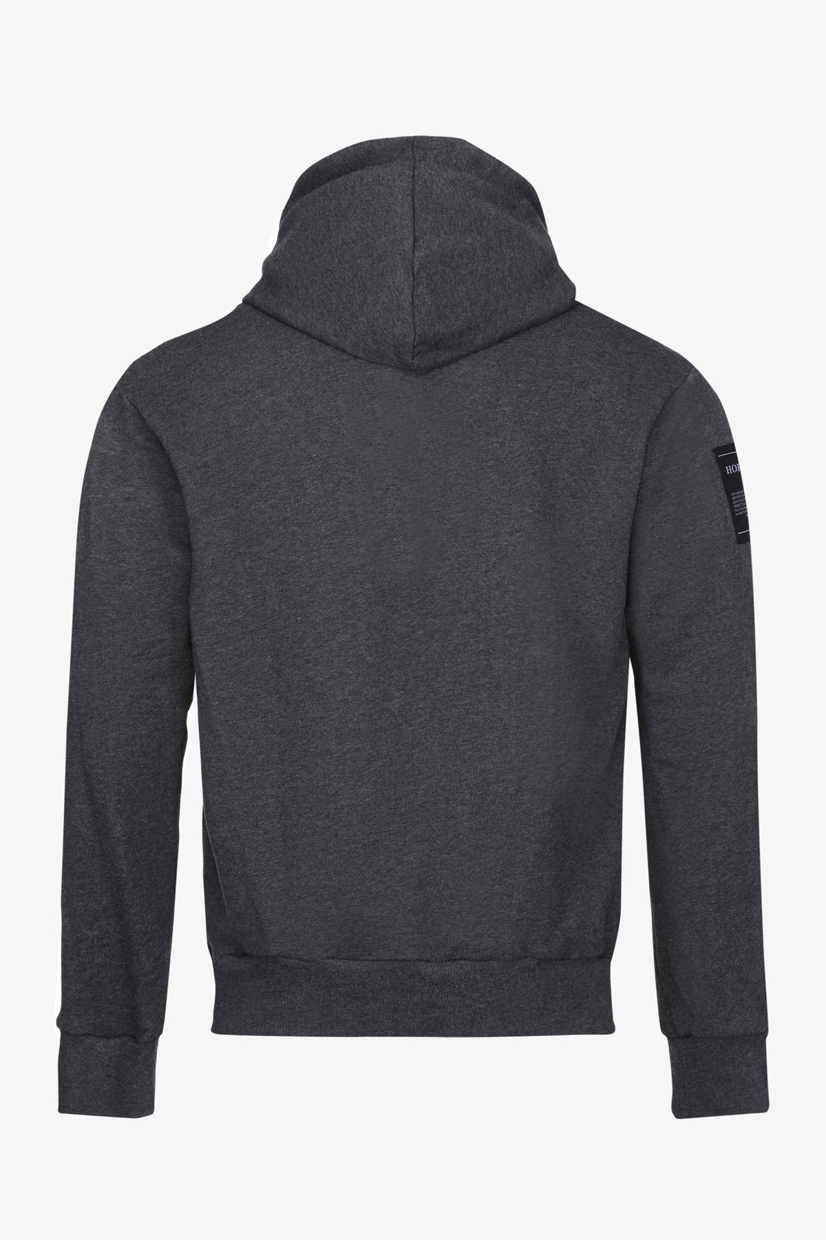 line sweatshirt in anthracite gray color - Image n°3