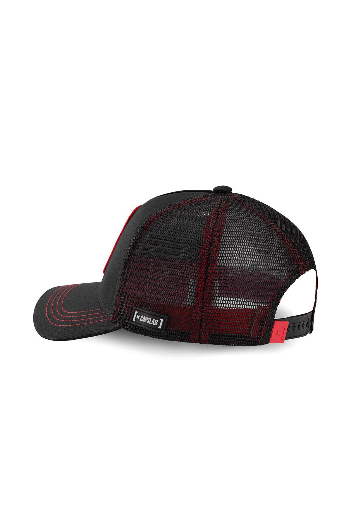 Black and red Albator cap - Image n°3