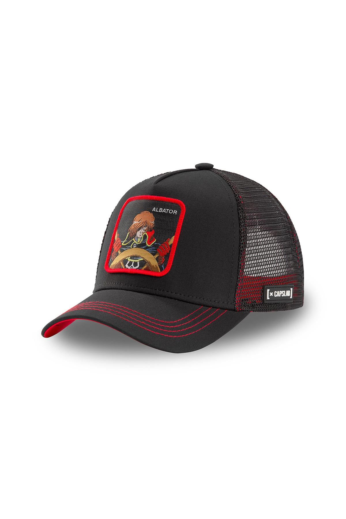 Black and red Albator cap - Image n°4