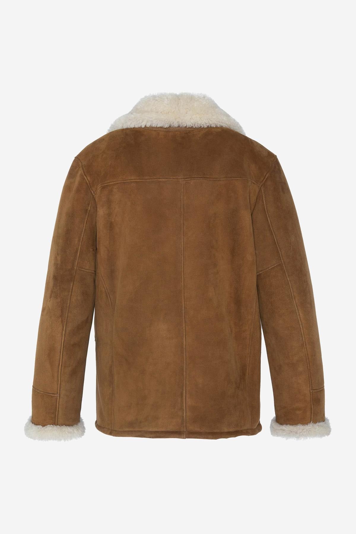 Suede shearling rancher jacket - Image n°7