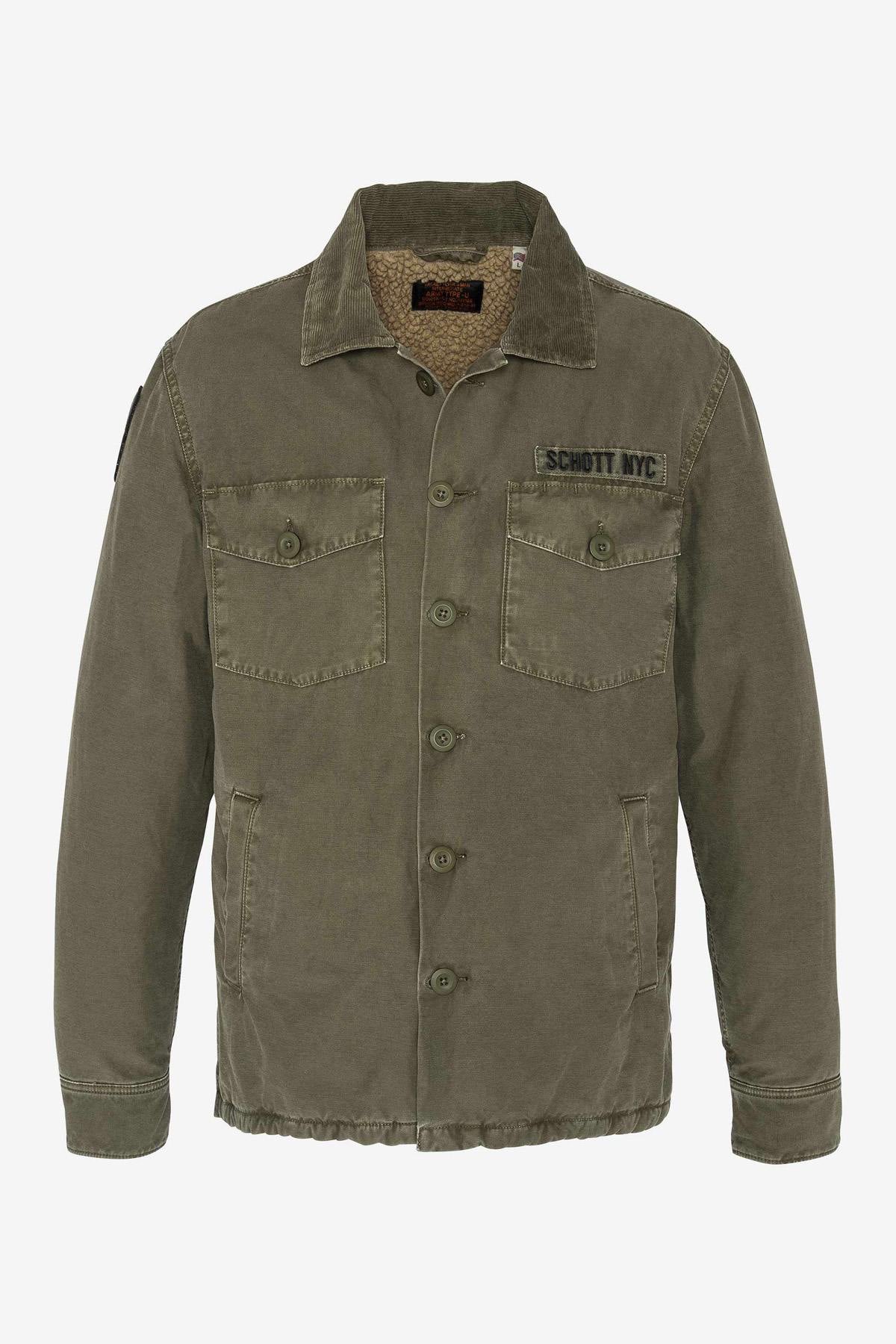 Military style overshirt jacket - Image n°1