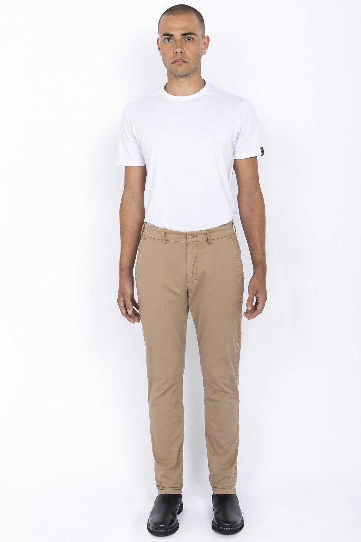 Beige chino pants - Image n°3