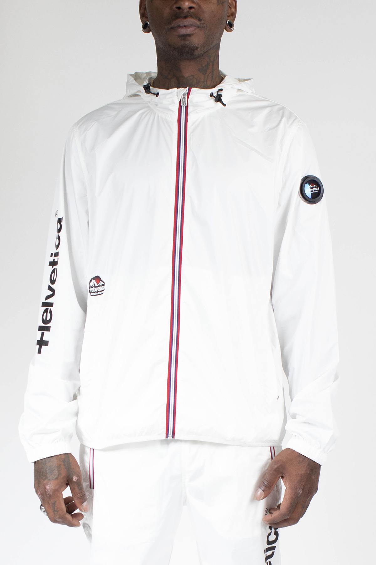 White zipped windbreaker - Image n°1