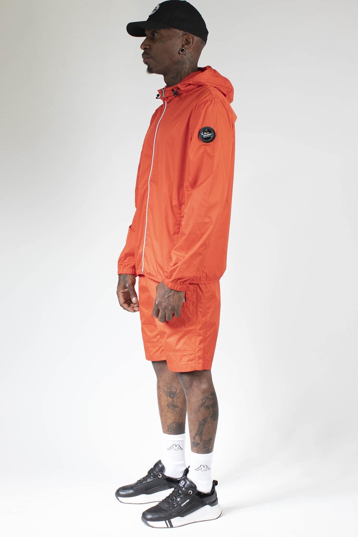 Coral hooded windbreaker - Image n°2