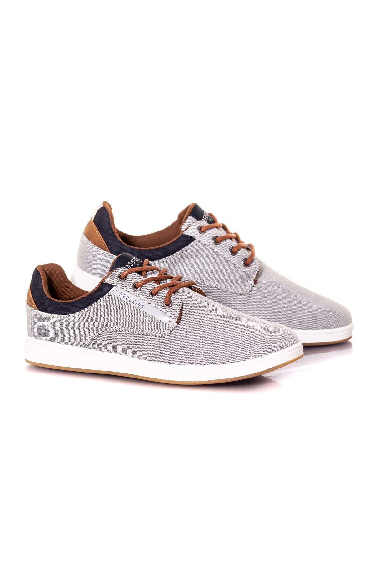 Gray low-top sneakers - Image n°8