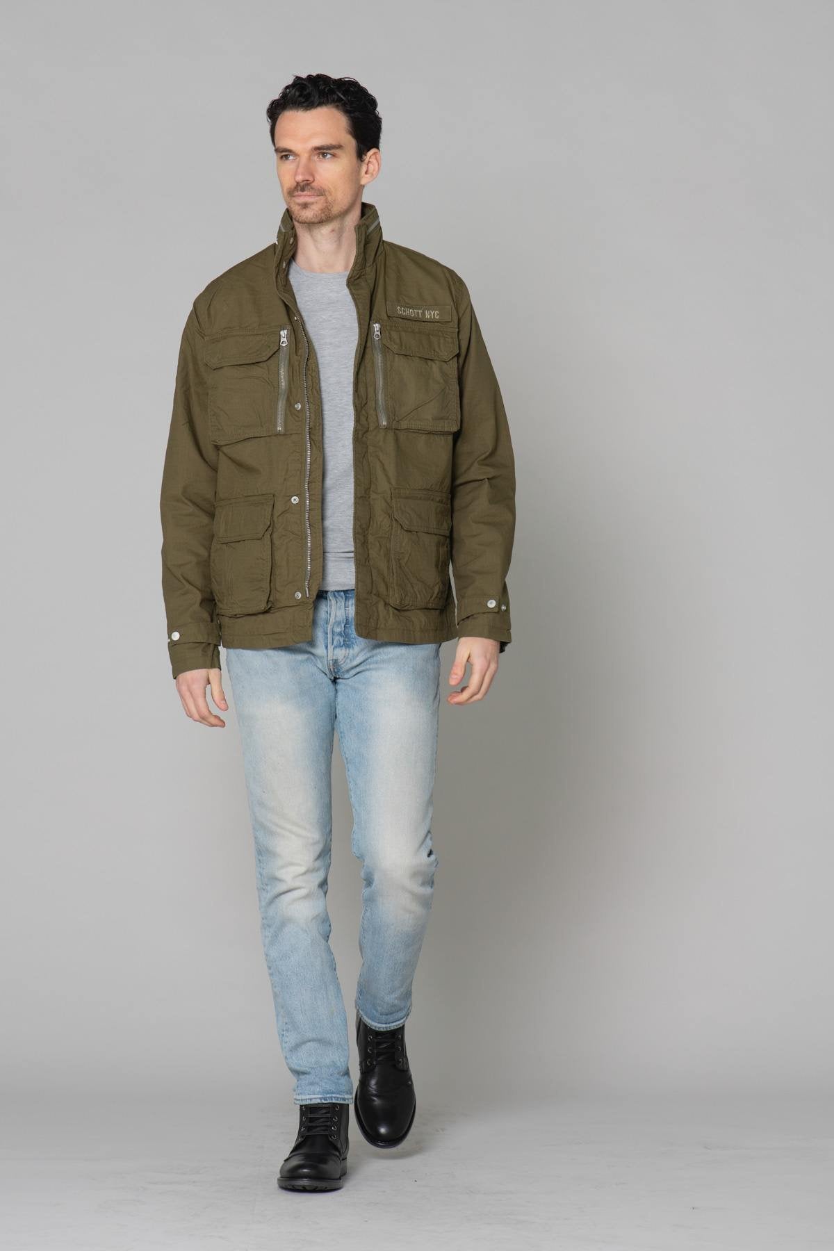 Khaki military jacket - Image n°11