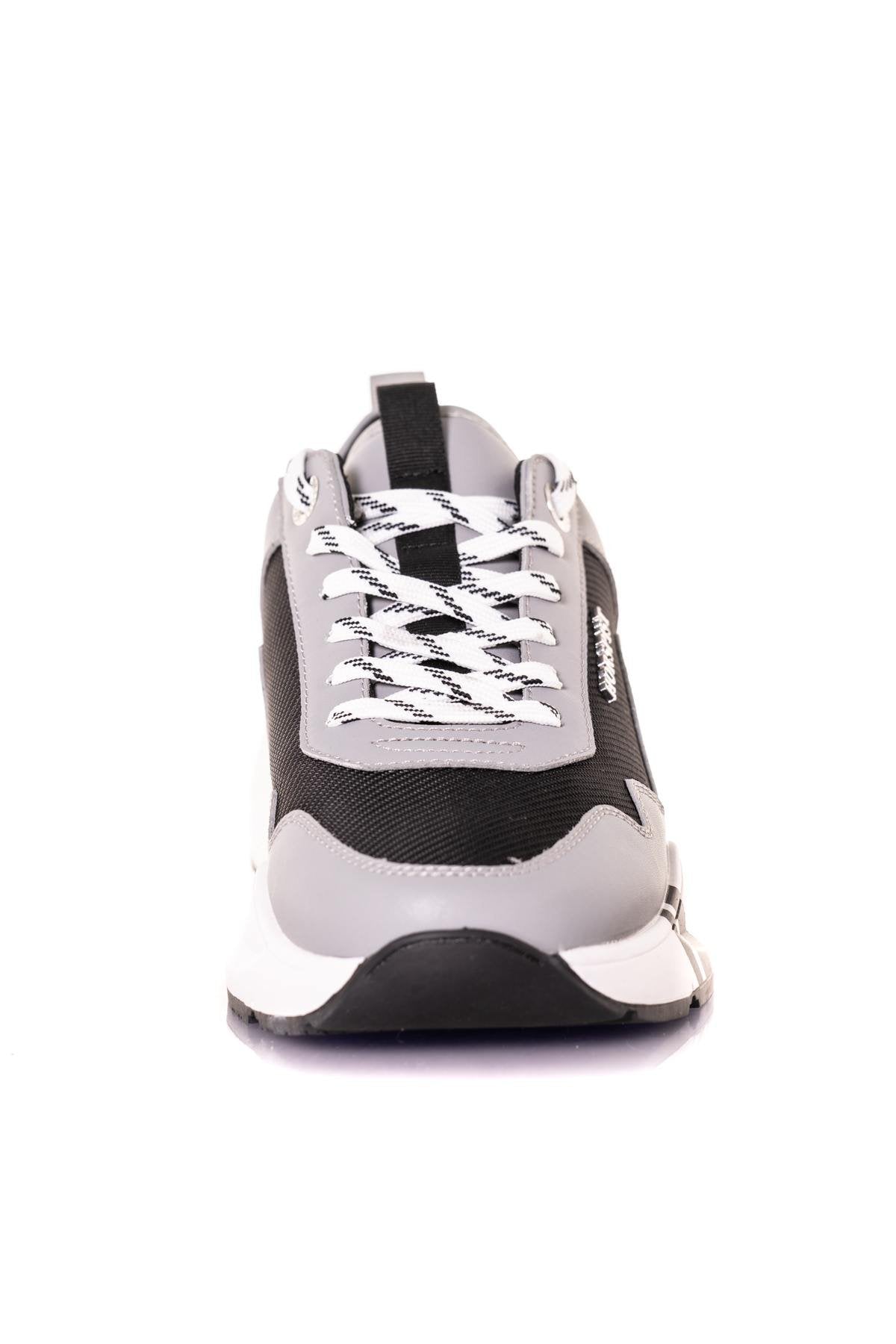 Men's gray and black sneakers - Image n°12