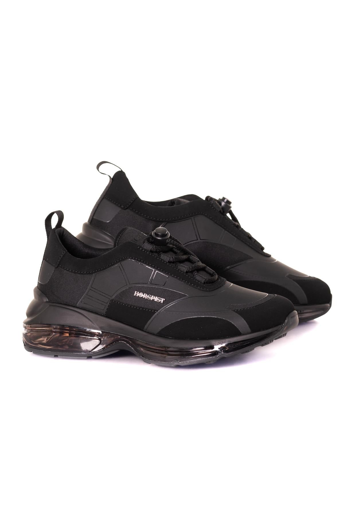 Black air bubble sneakers - Image n°8