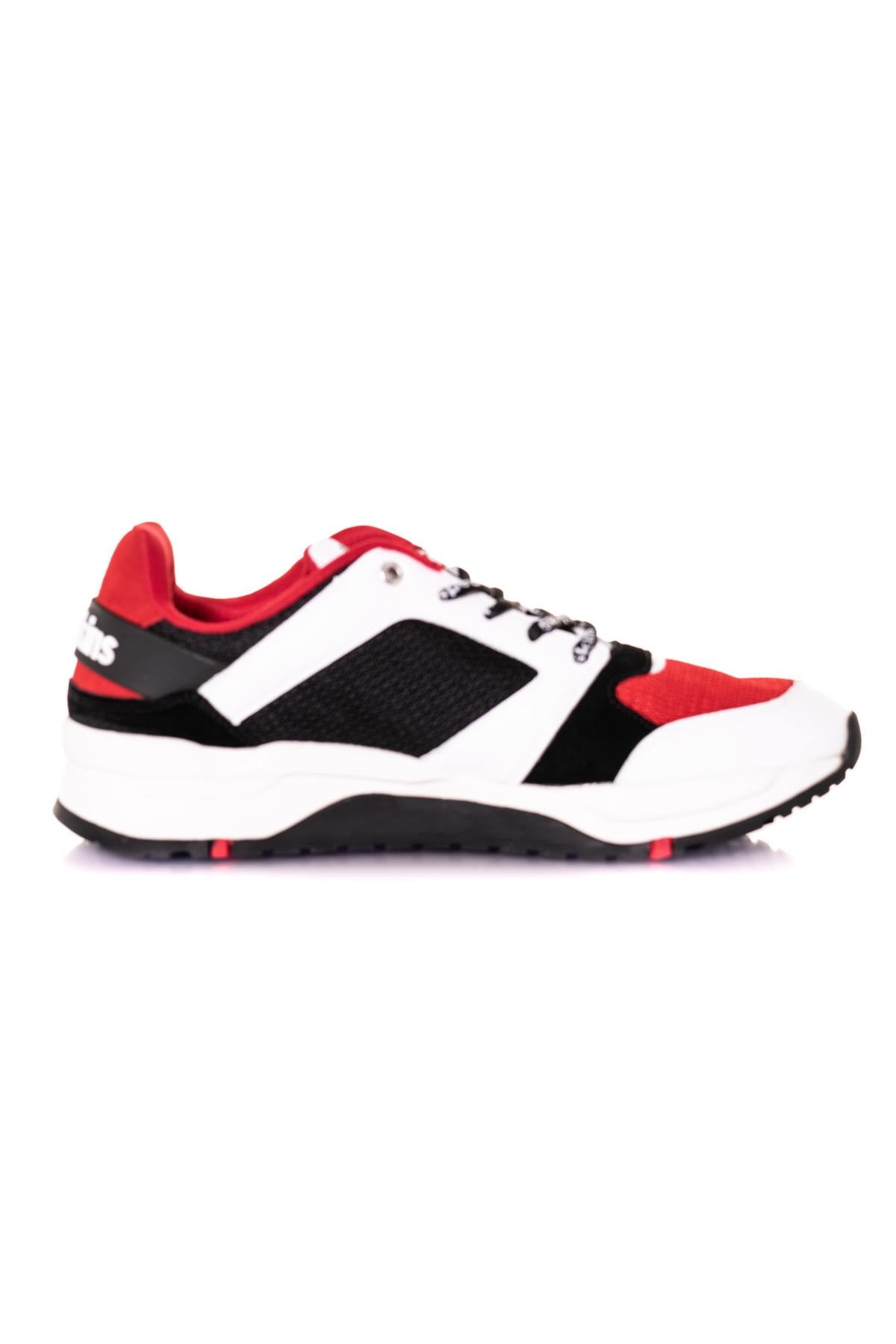 Men's sneakers white black red - Image n°9