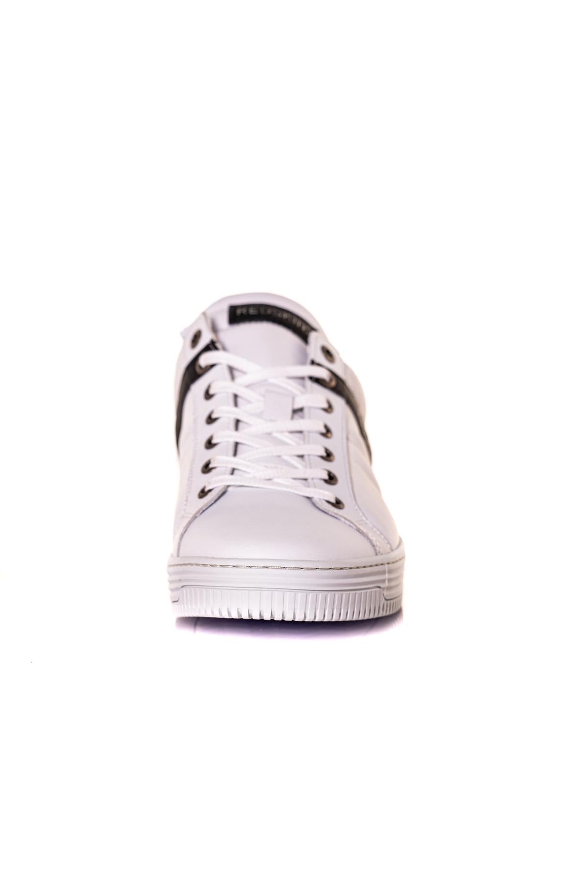 Men's white leather sneakers - Image n°10