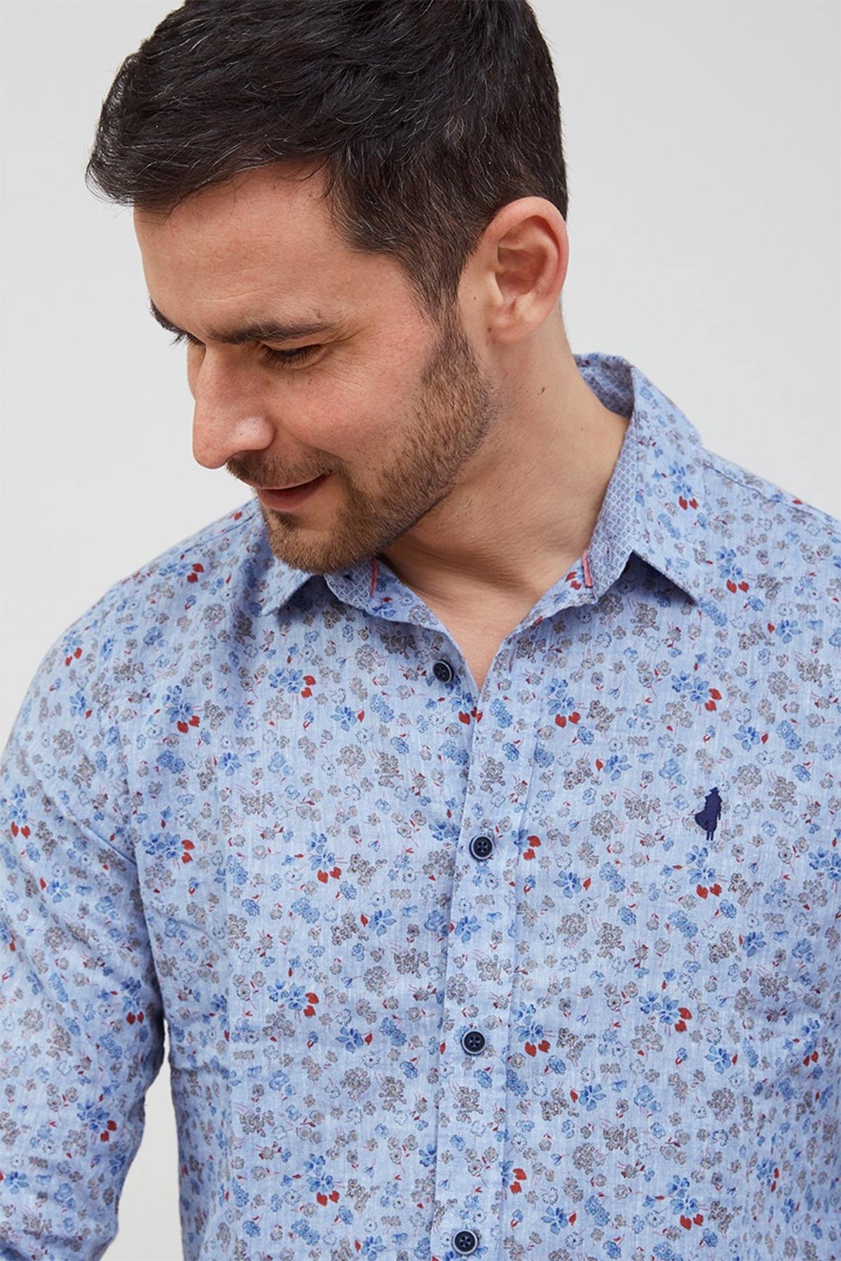 Floral patterned linen shirt - Image n°5