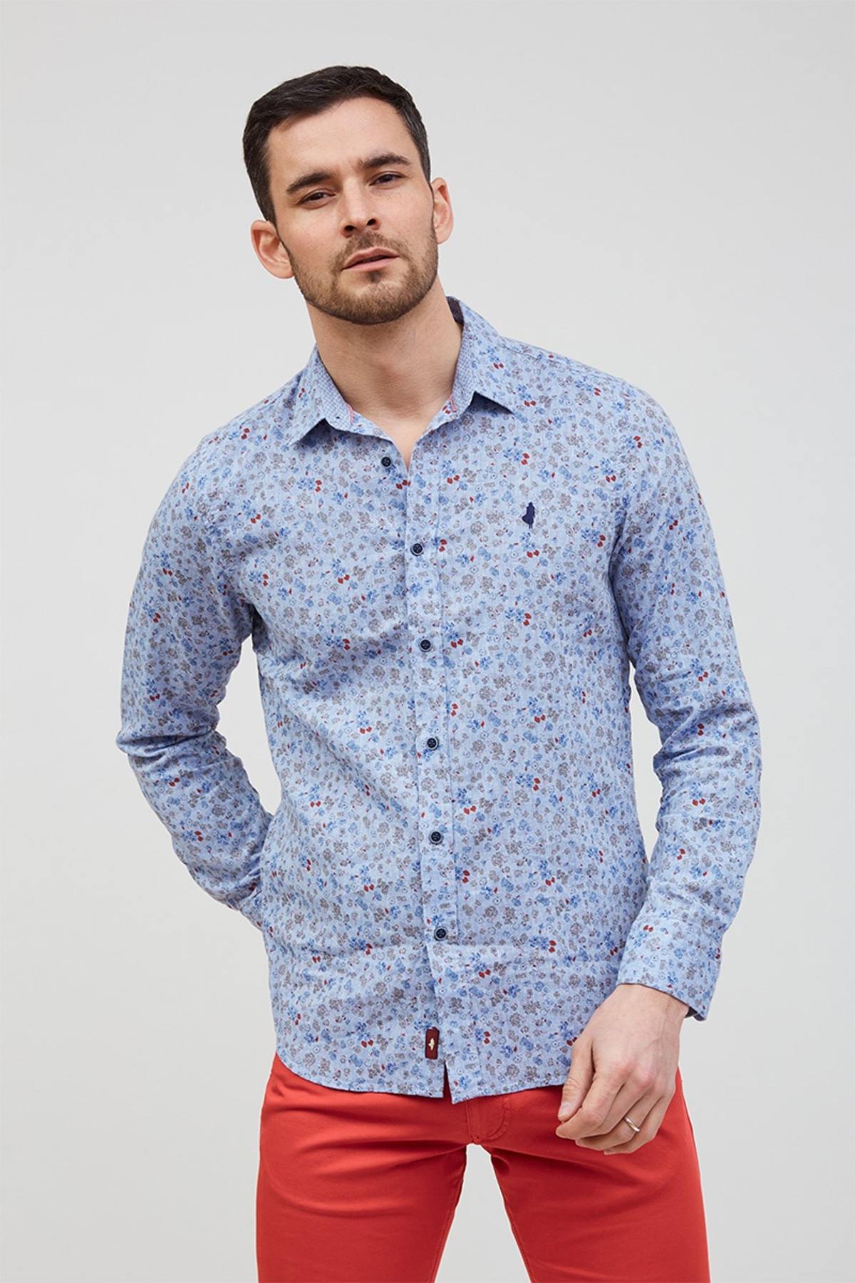 Floral patterned linen shirt - Image n°4