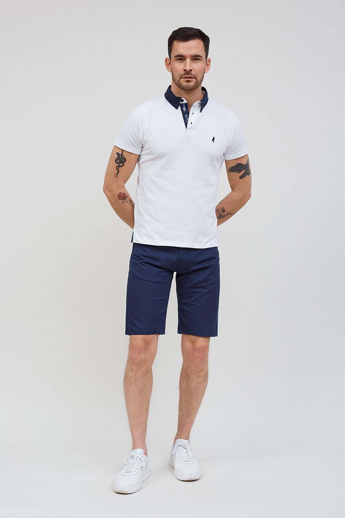  White men's polo shirt - Image n°6