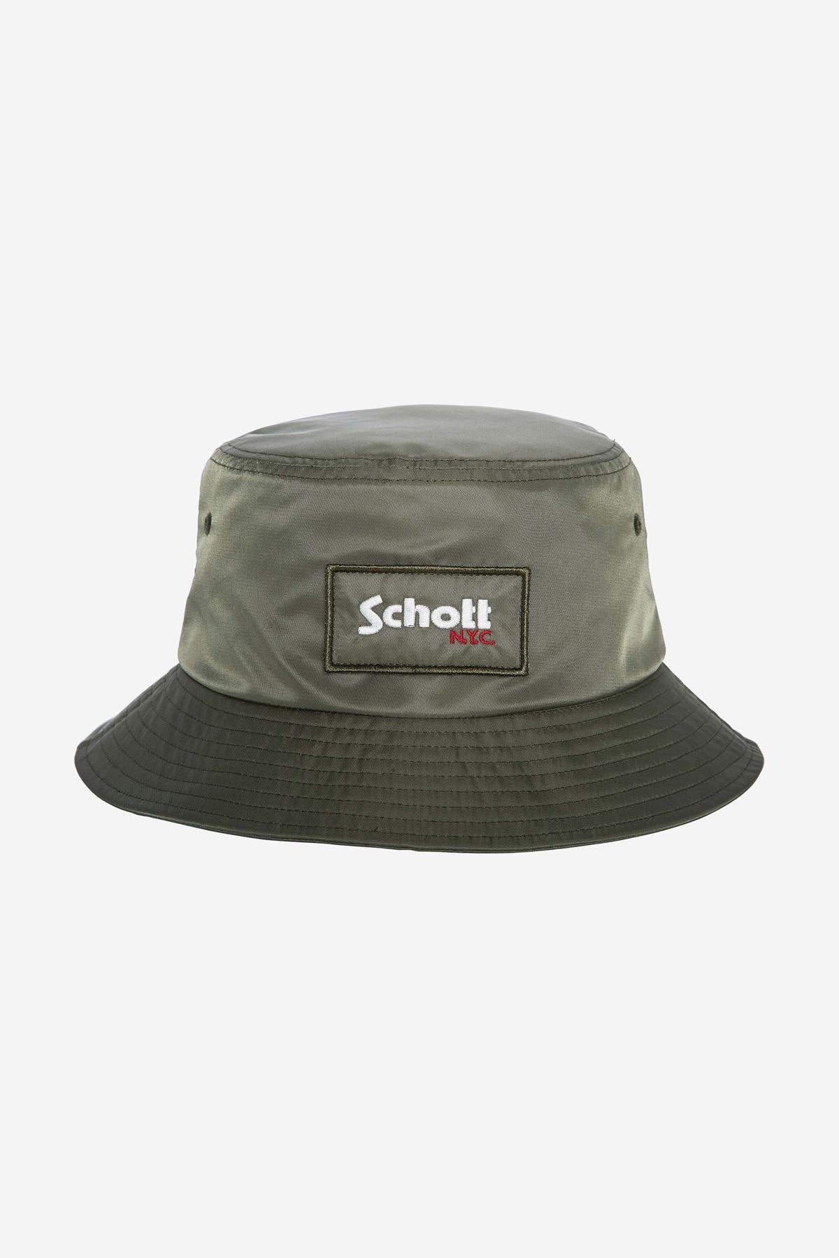 Khaki nylon bucket hat - Image n°5