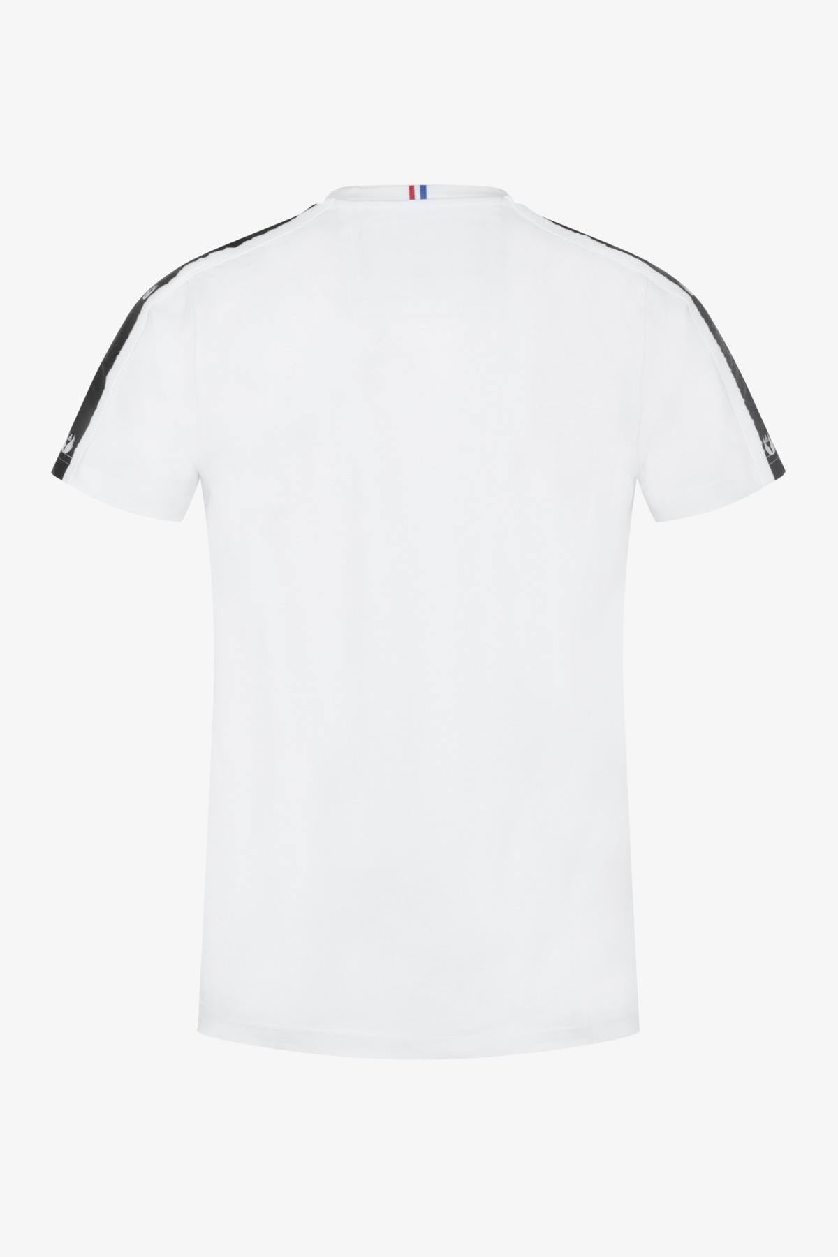 White t-shirt with chest badge - Image n°12