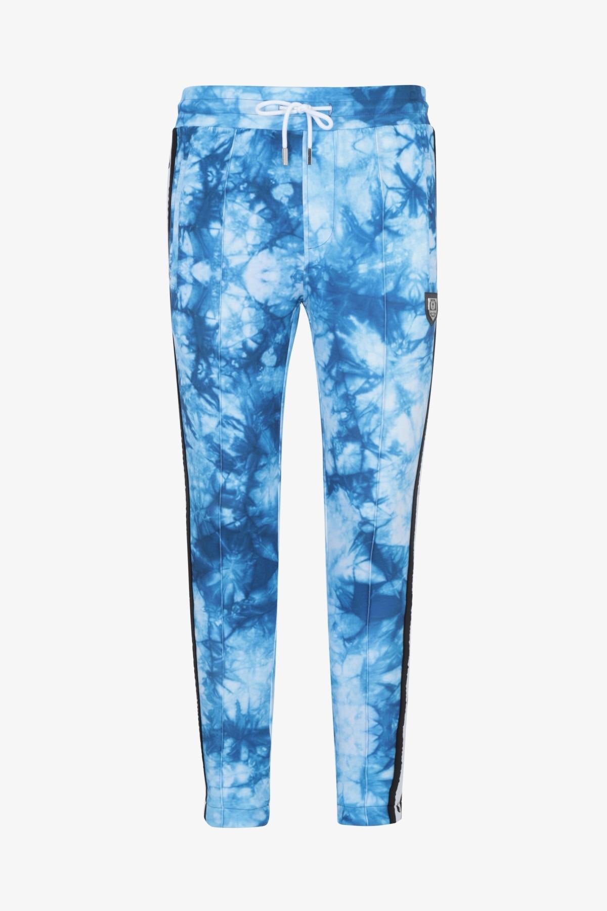 Blue patterned sweatpants - Image n°7