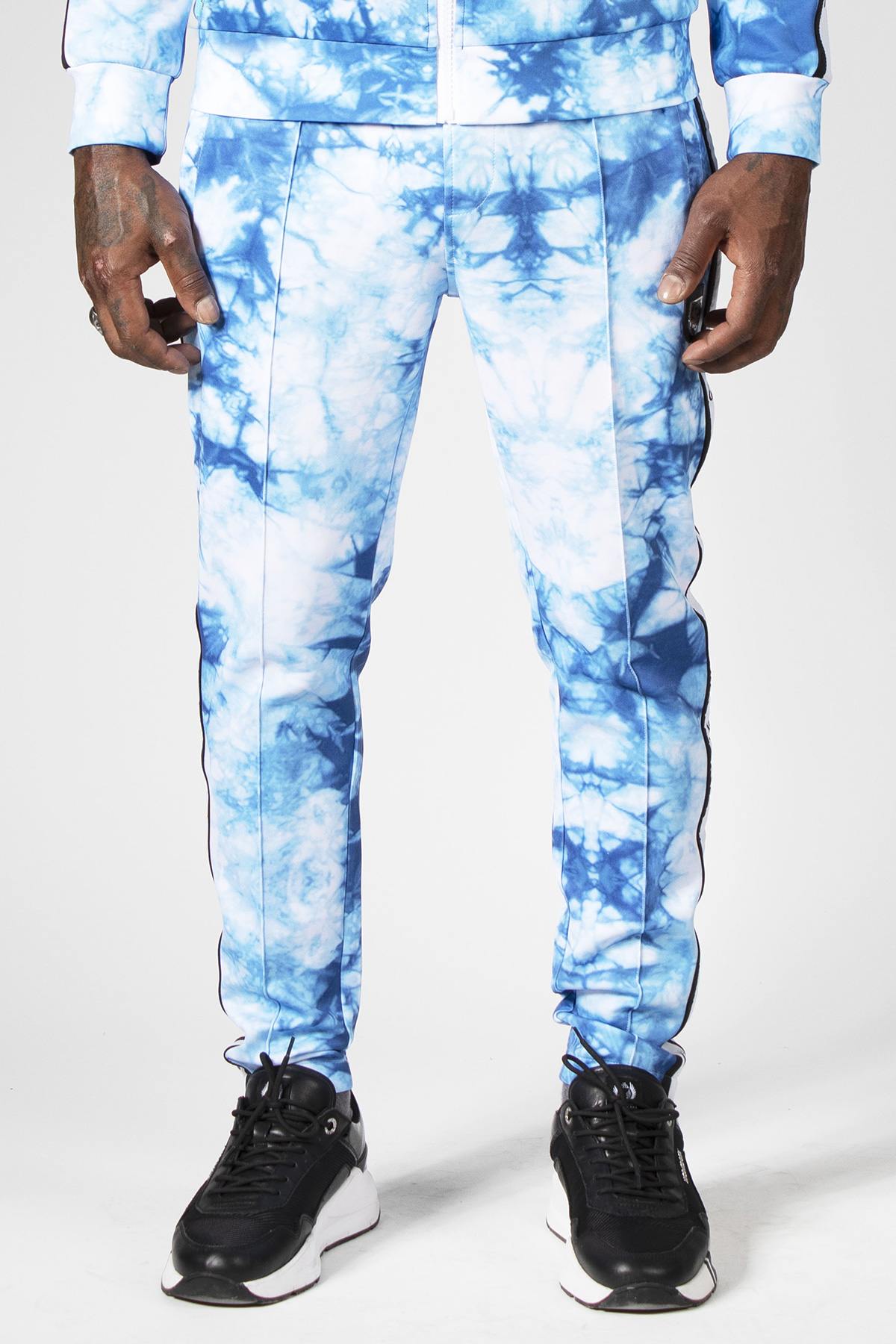 Blue patterned sweatpants - Image n°5