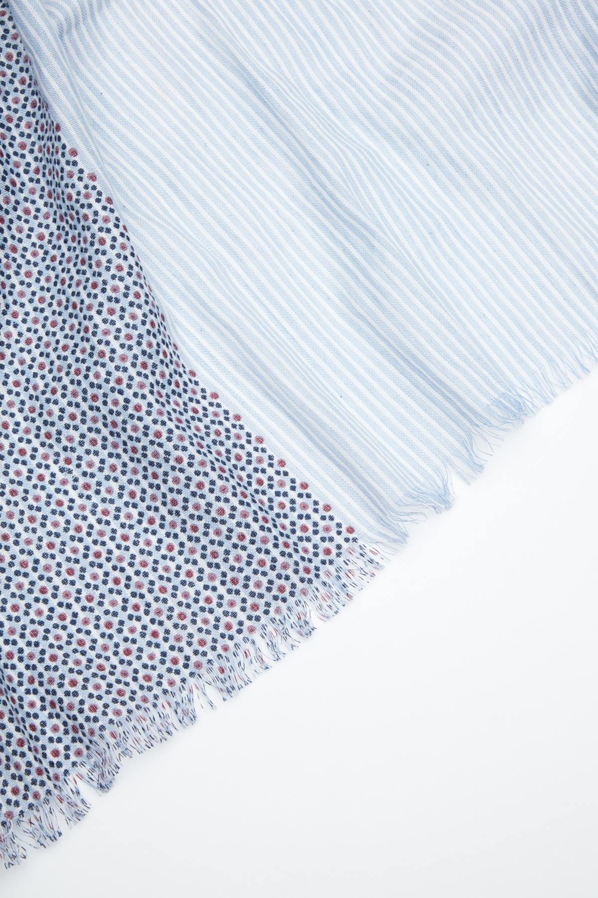 Men's sky blue scarf - Image n°2