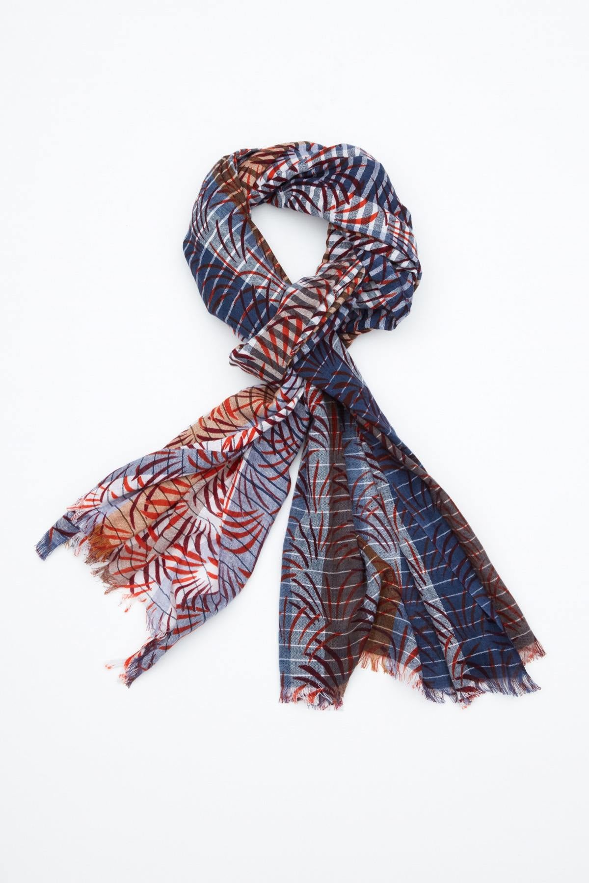 Men's printed scarf - Image n°1