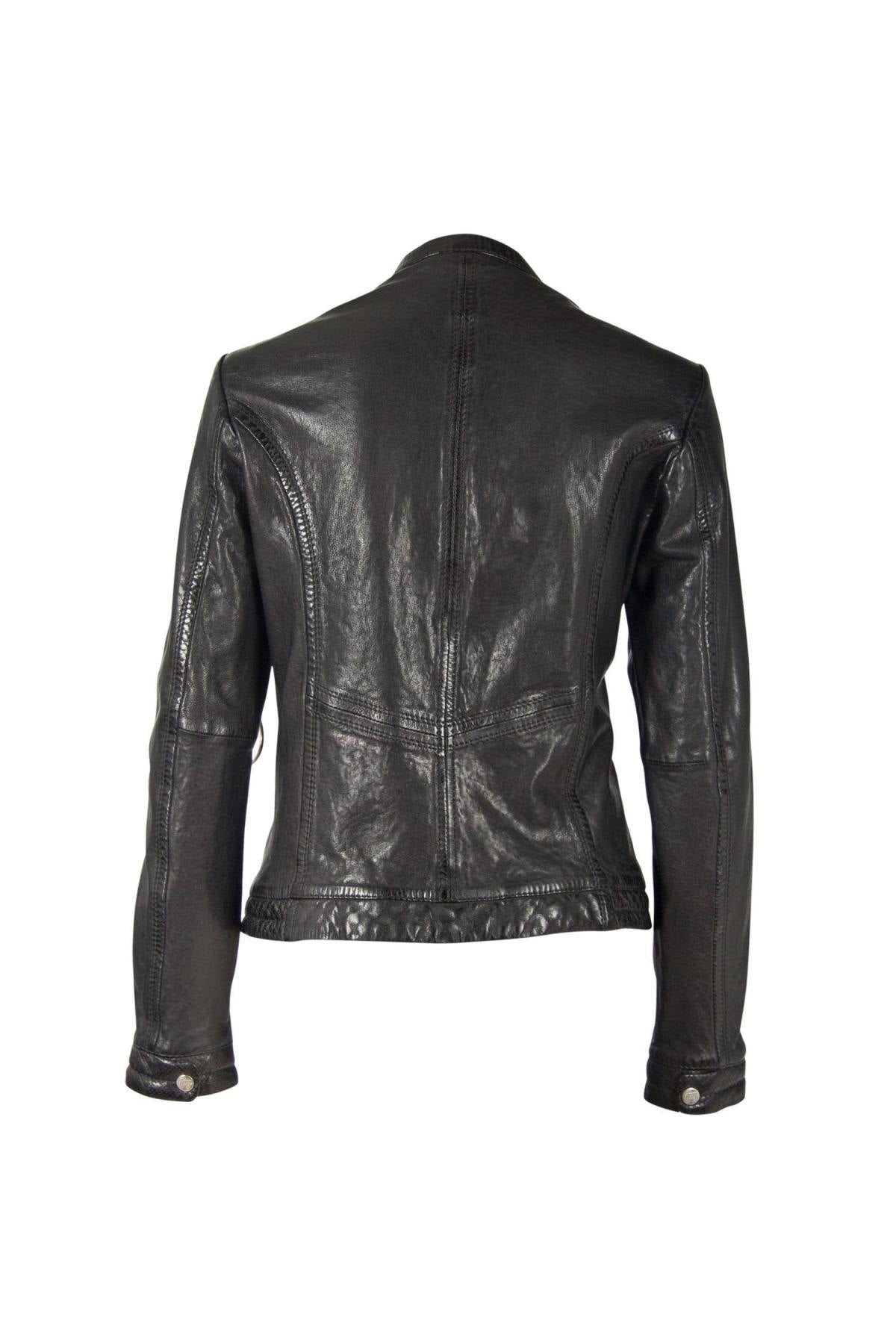 Lambskin biker jacket - Image n°10