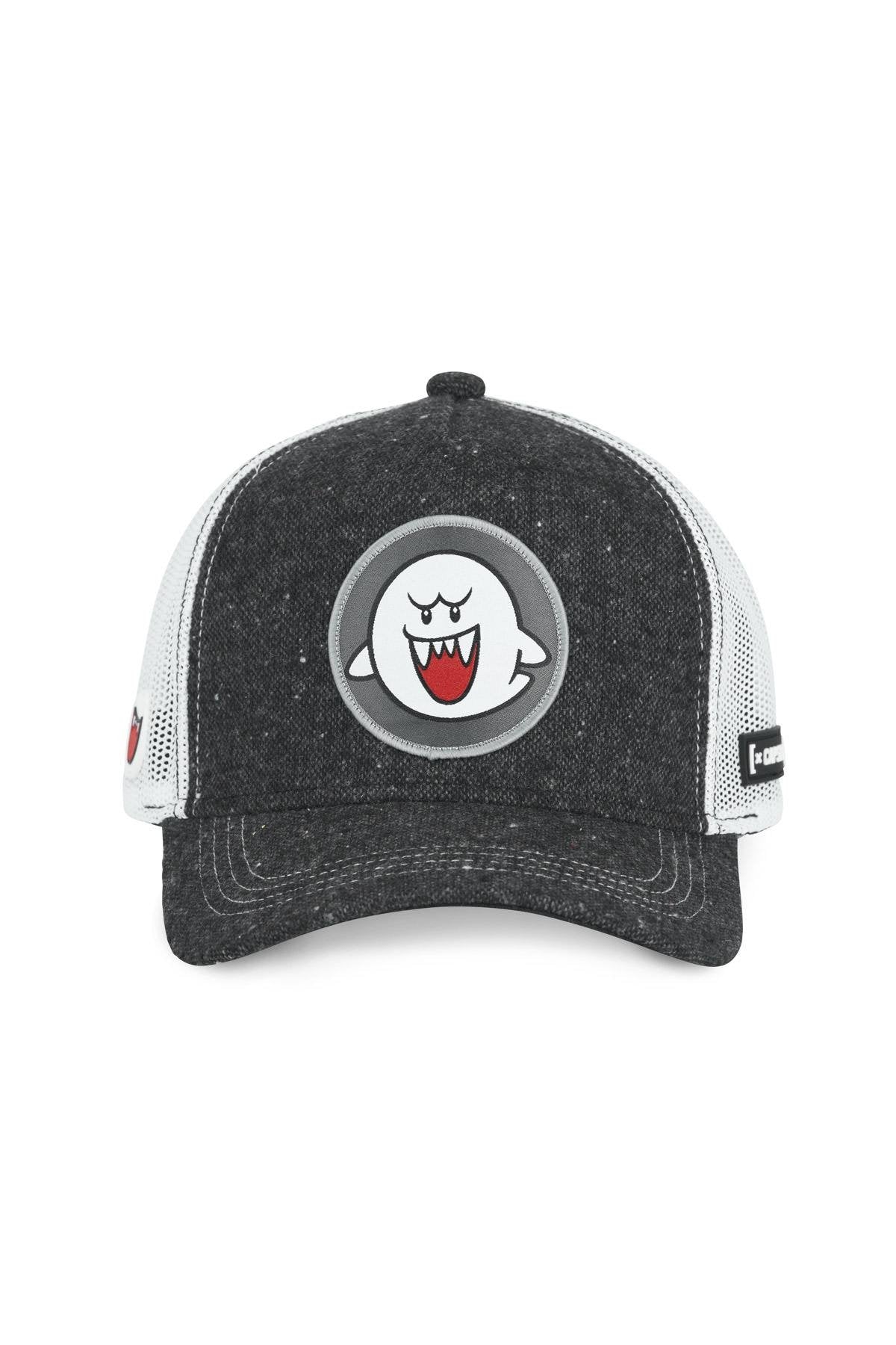 Dark gray mottled Boo cap (Mario) - Image n°1