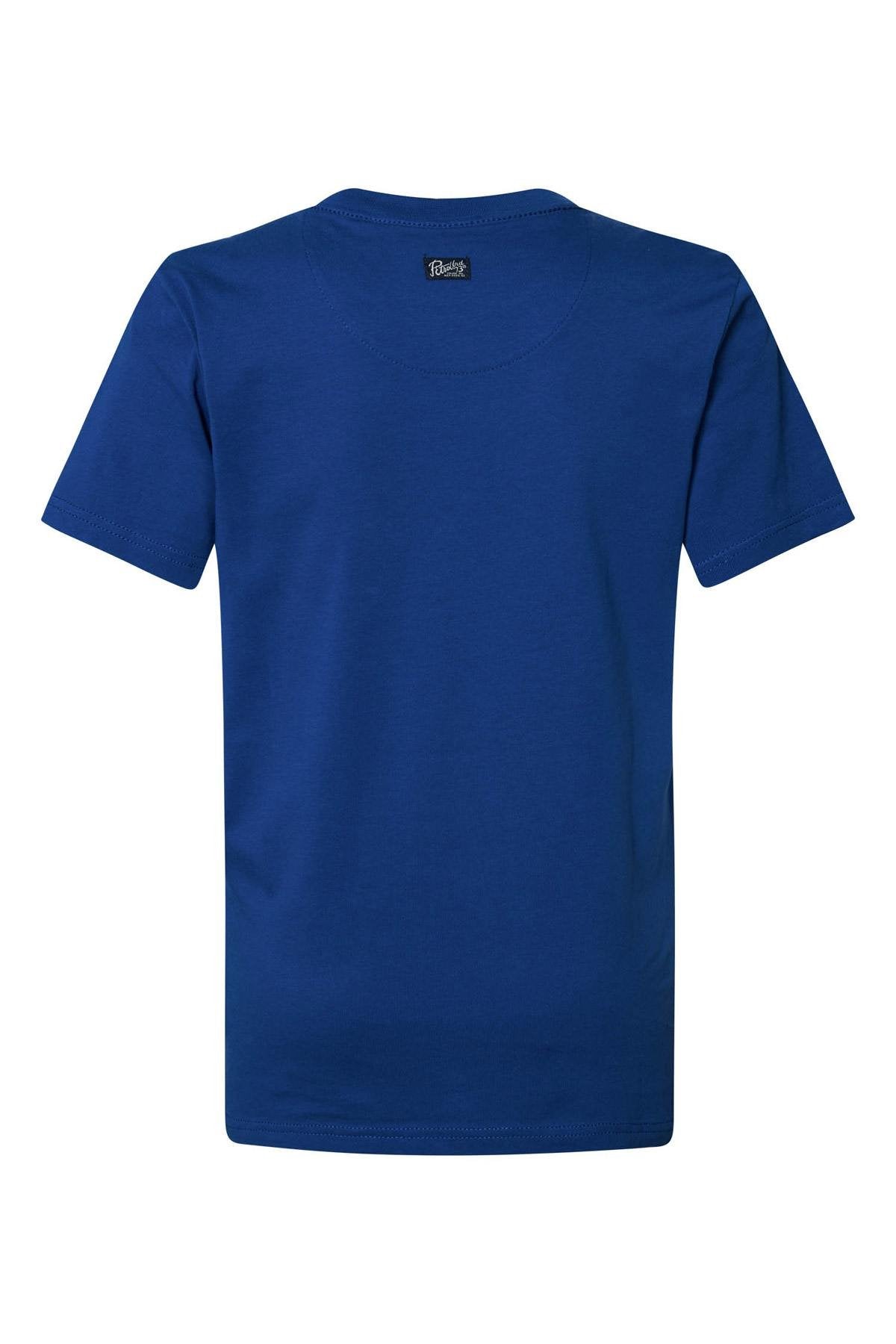 Blue round neck t-shirt - Image n°2