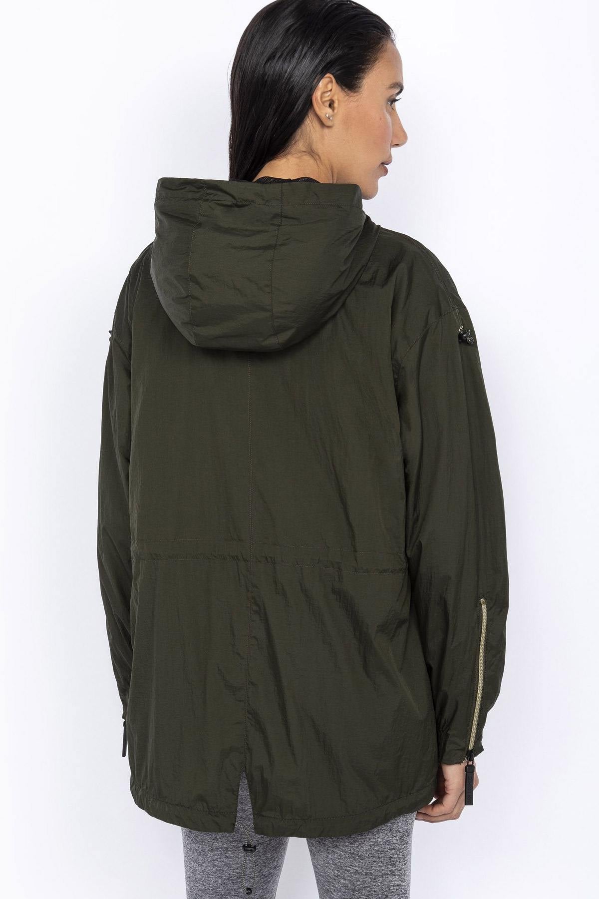 Women's hooded windbreaker - Image n°3