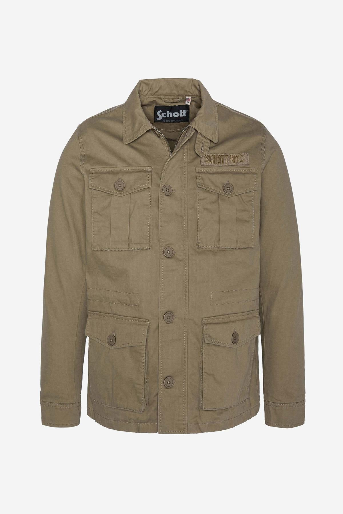 Sand-colored safari jacket - Image n°1