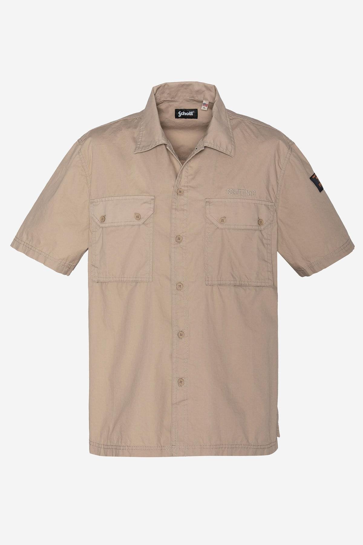 Short-sleeved military shirt - Image n°4