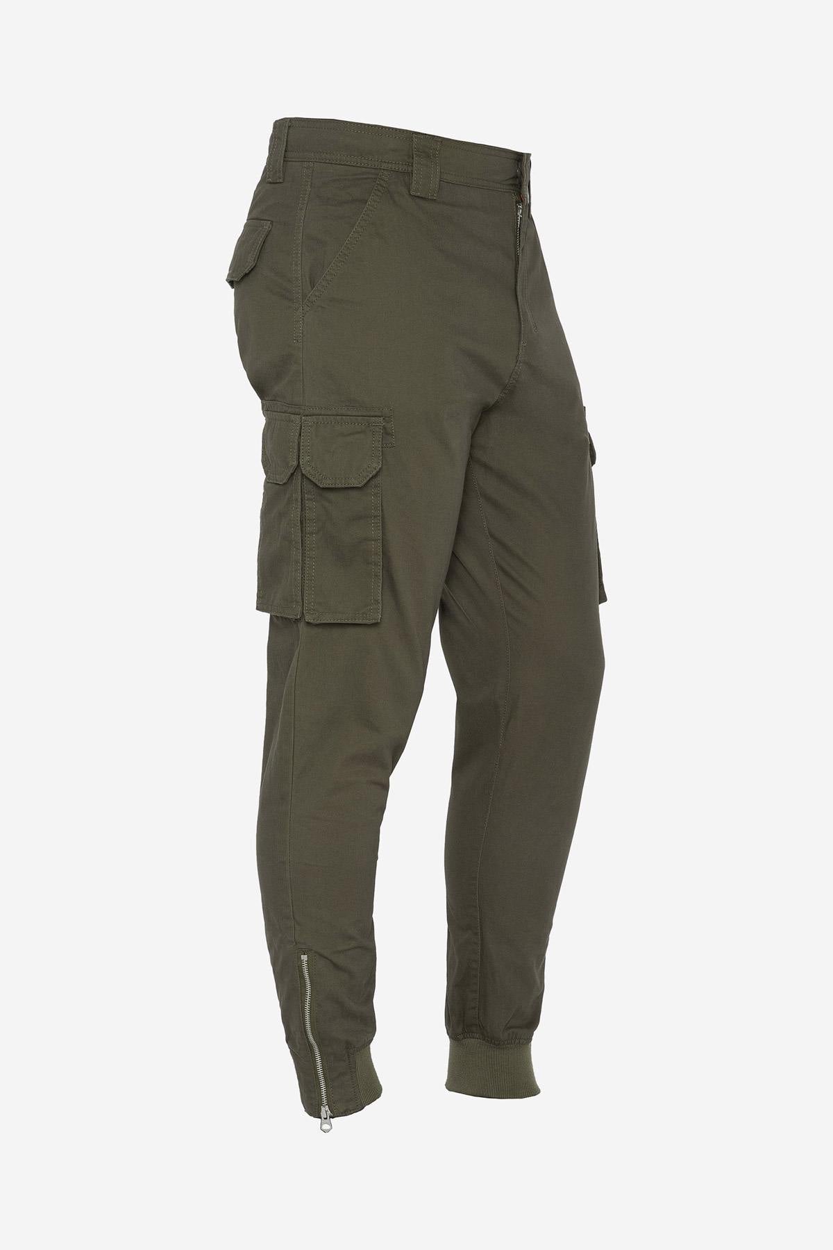 Khaki cargo pants - Image n°1