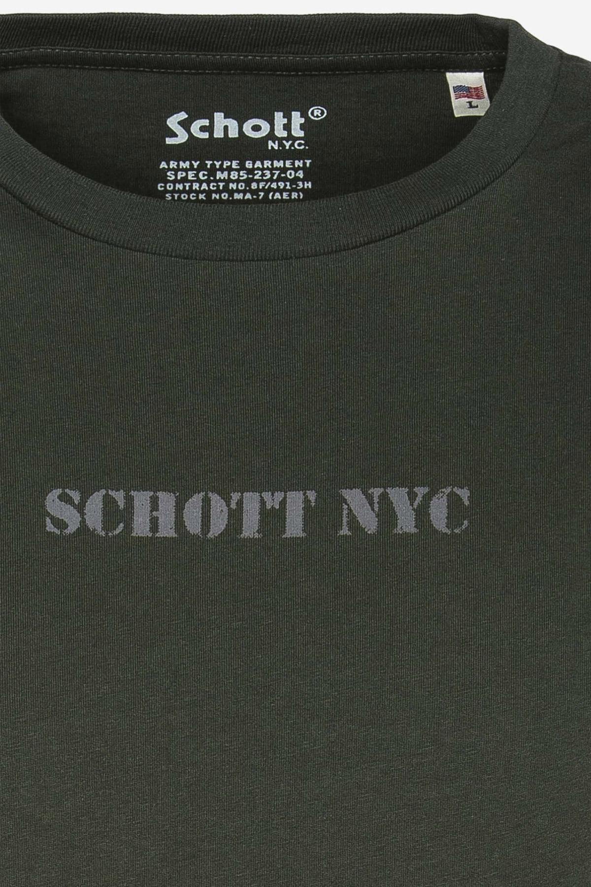 Khaki military t-shirt - Image n°6