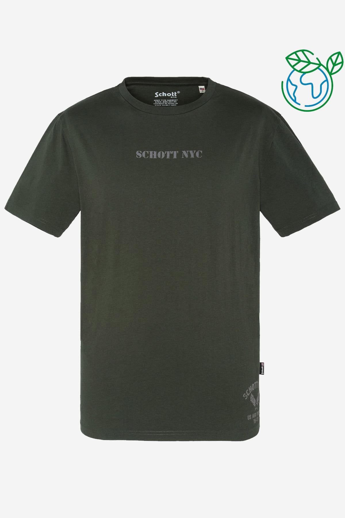 Khaki military t-shirt - Image n°4