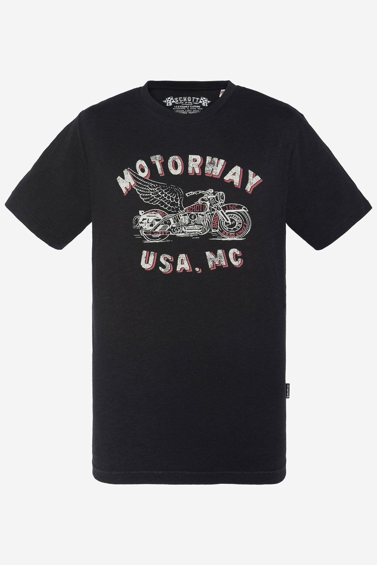 Motorway USA black men's t-shirt - Image n°4