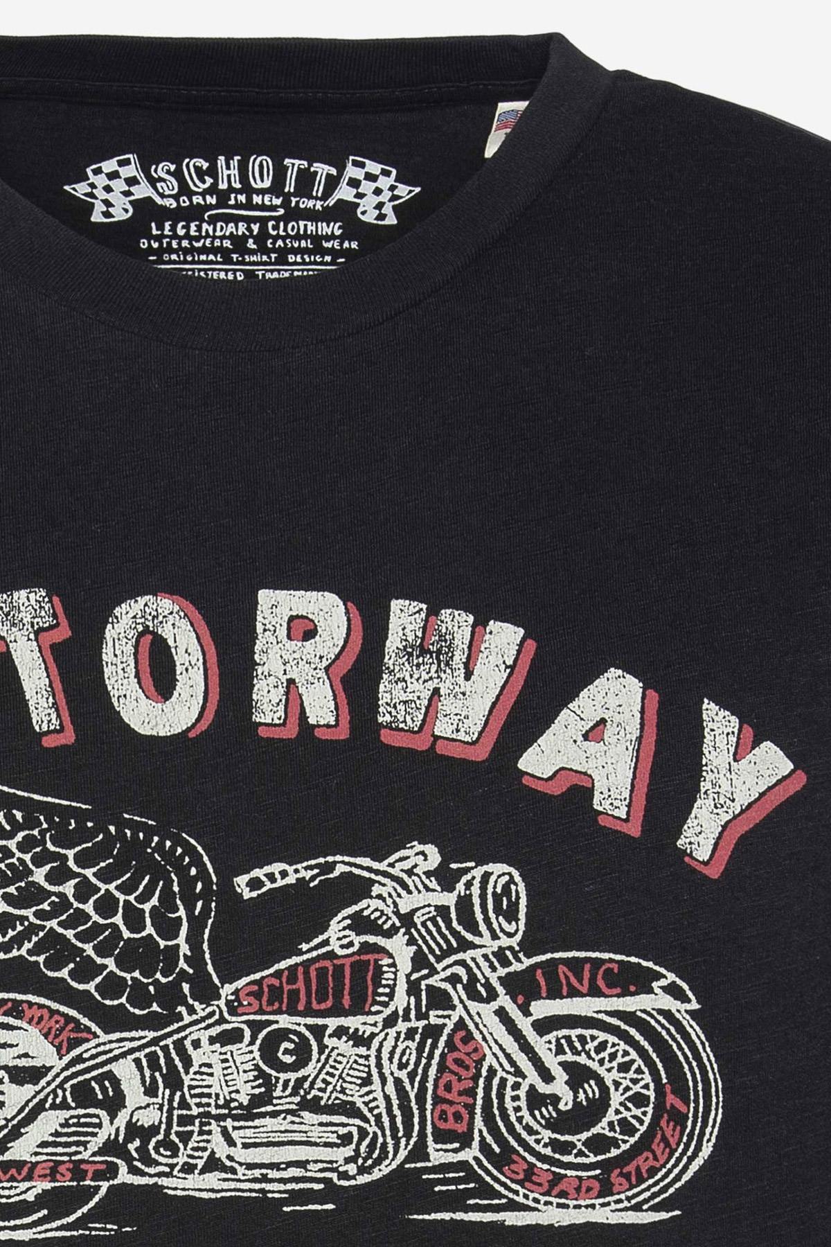 Motorway USA black men's t-shirt - Image n°6