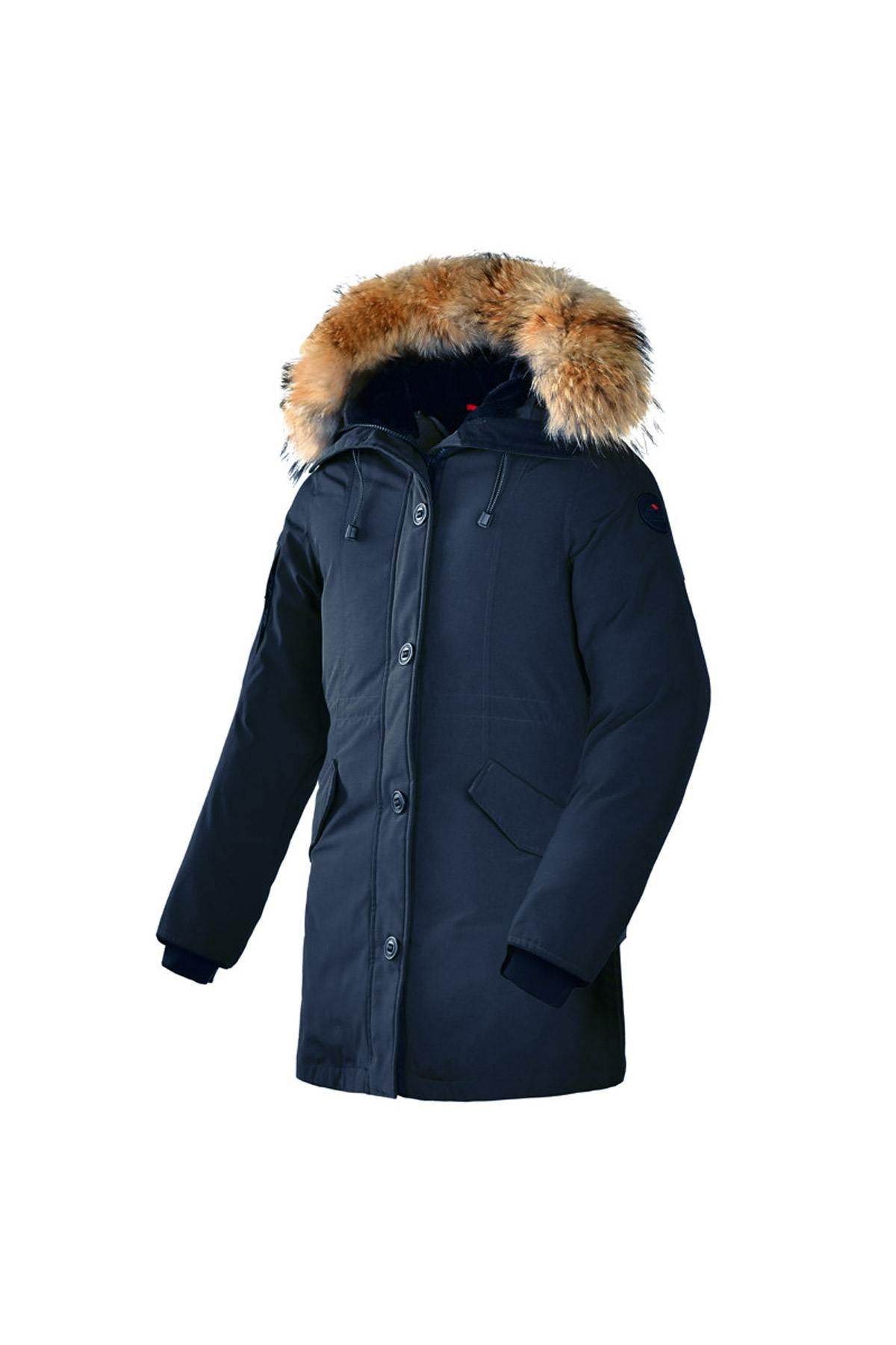 Women's fleece parka with fur - Image n°12