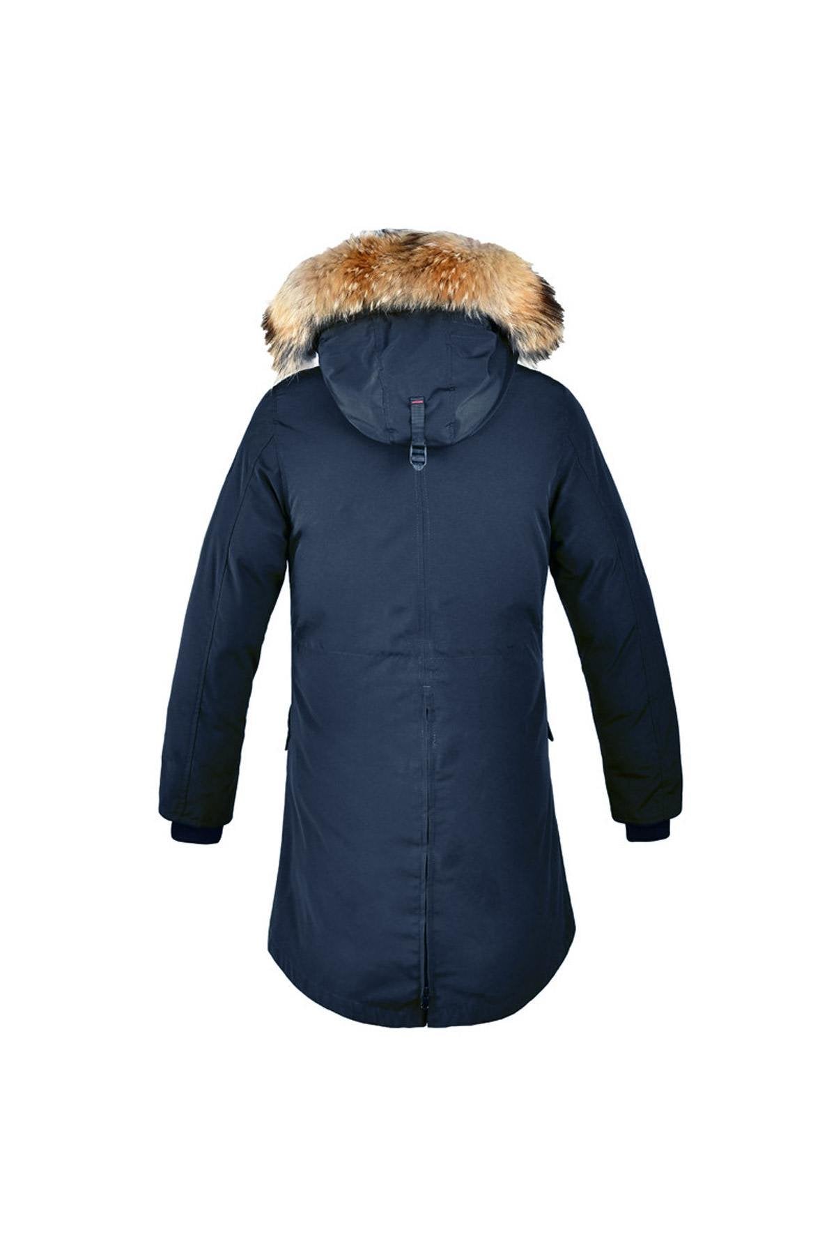 Women's fleece parka with fur - Image n°11