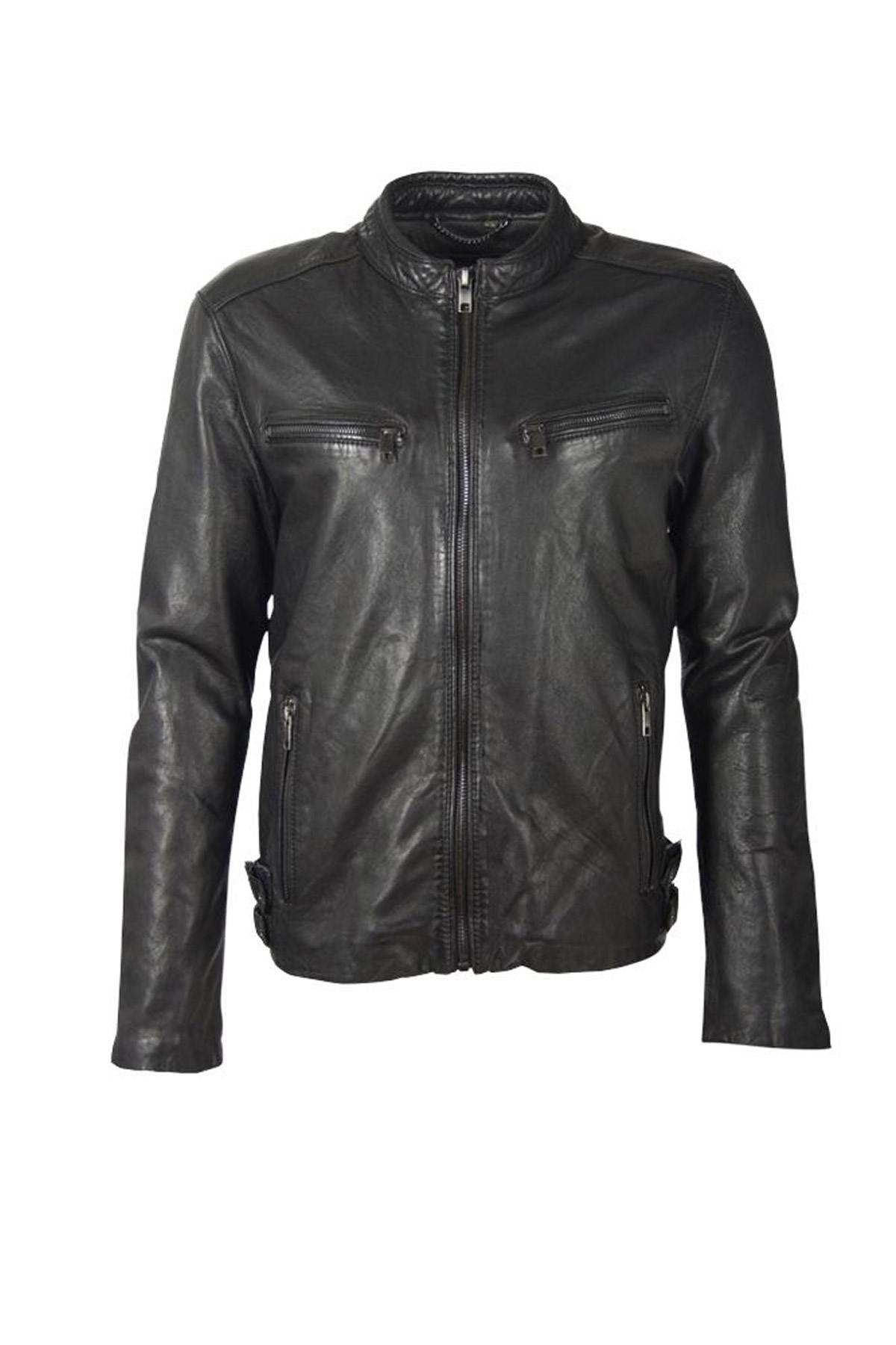 Black leather jacket - Image n°9