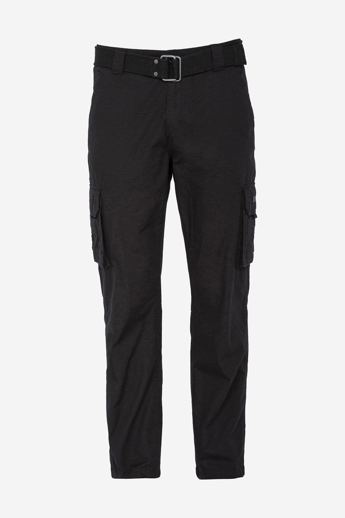 Men's black cargo pants - Image n°5