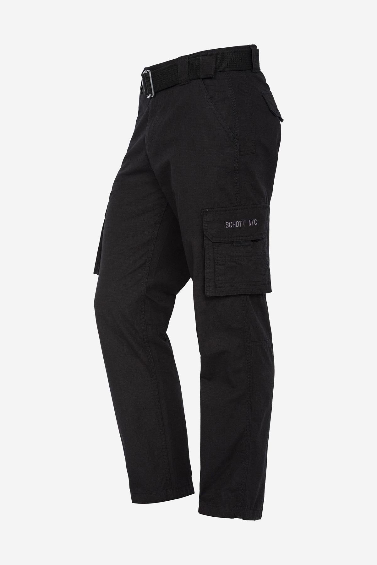 Men's black cargo pants - Image n°2